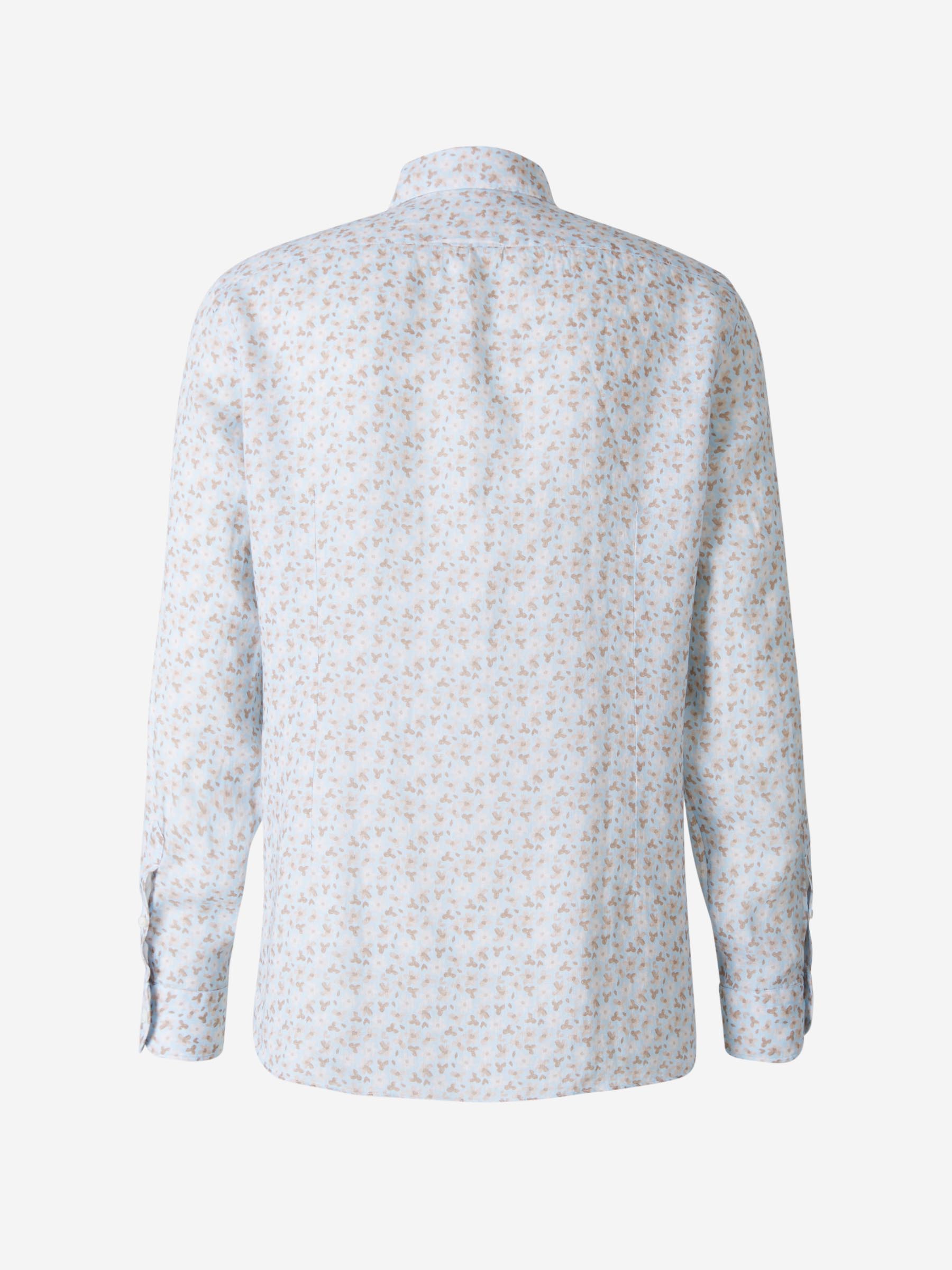 Vincenzo di Ruggiero Camisa Floral Algodón color Azul Cielo sku 531-005613 01 - Foto 2