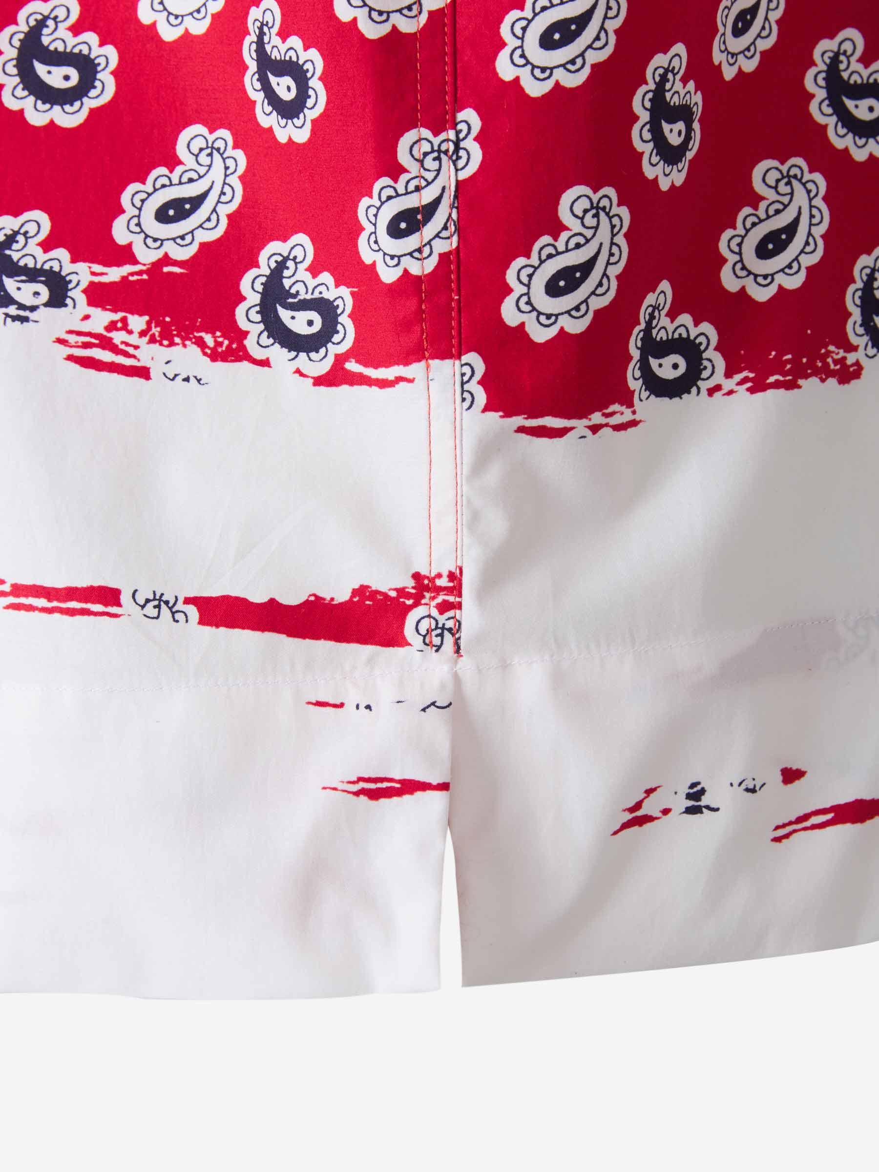 Etro Camisa Estampada Paisley color Rojo sku 531-005625 02 - Foto 4