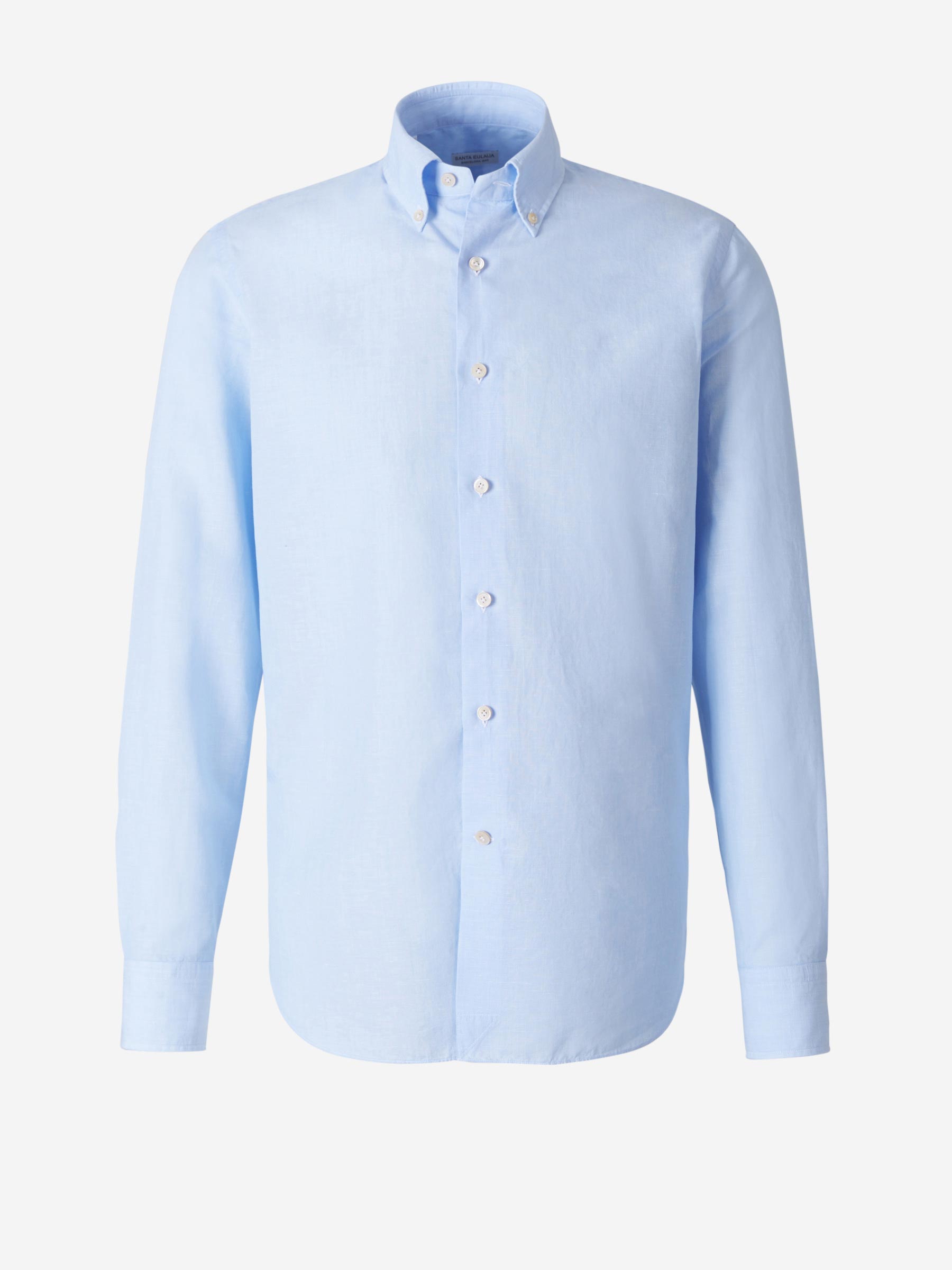 Santa Eulalia Camisa Lisa Lino color Azul Cielo sku 531-005630 02 - Foto 1