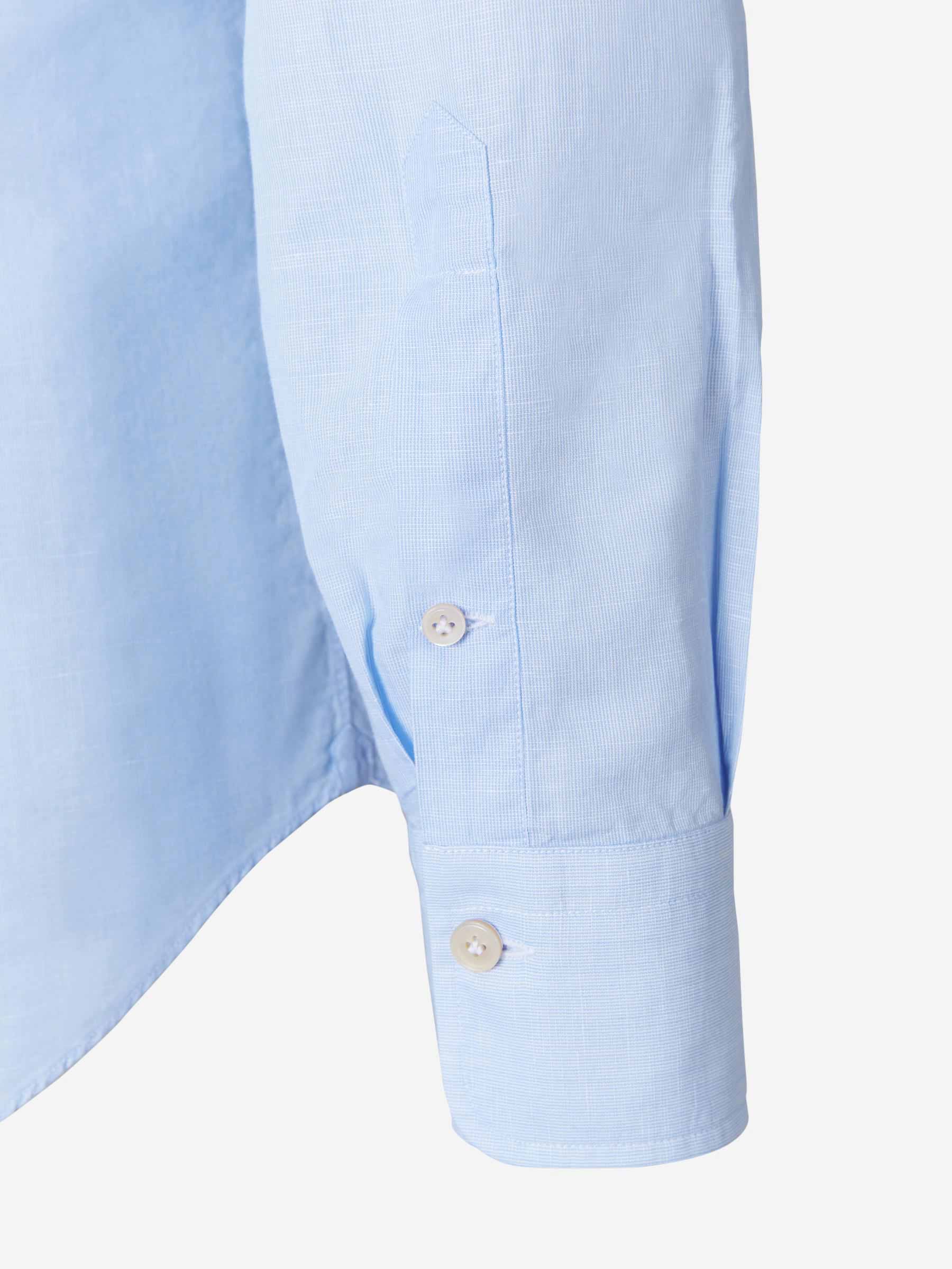 Santa Eulalia Camisa Lisa Lino color Azul Cielo sku 531-005630 02 - Foto 4