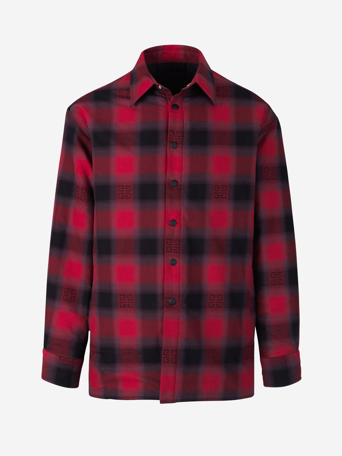 Givenchy Camisa Franela Cuadros color Rojo sku 531-005658 01 - Foto 1