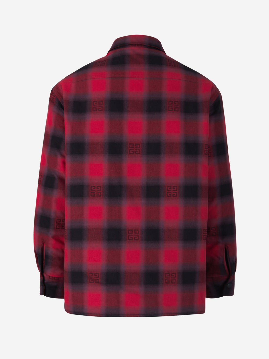 Givenchy Camisa Franela Cuadros color Rojo sku 531-005658 01 - Foto 2