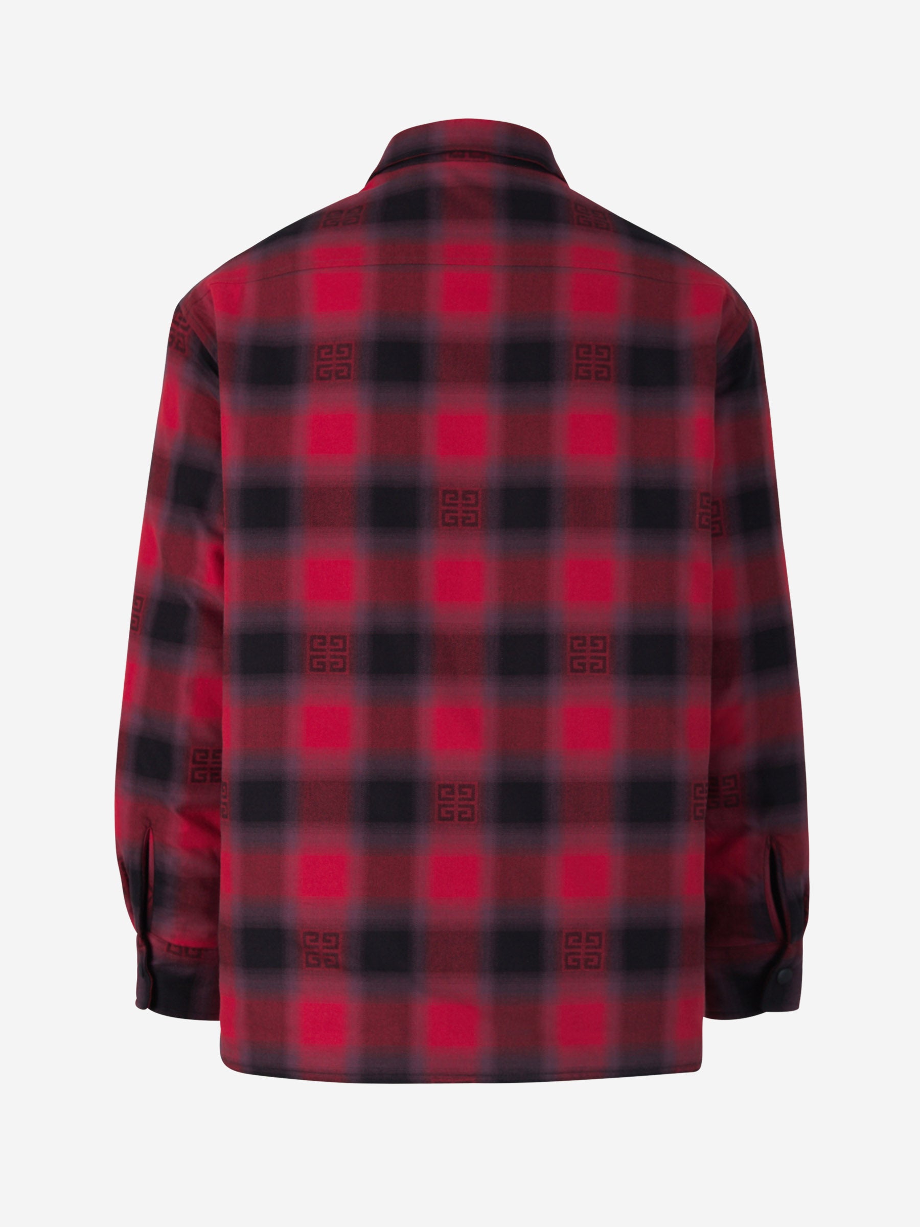 Givenchy Camisa Franela Cuadros color Rojo sku 531-005658 01 - Foto 2