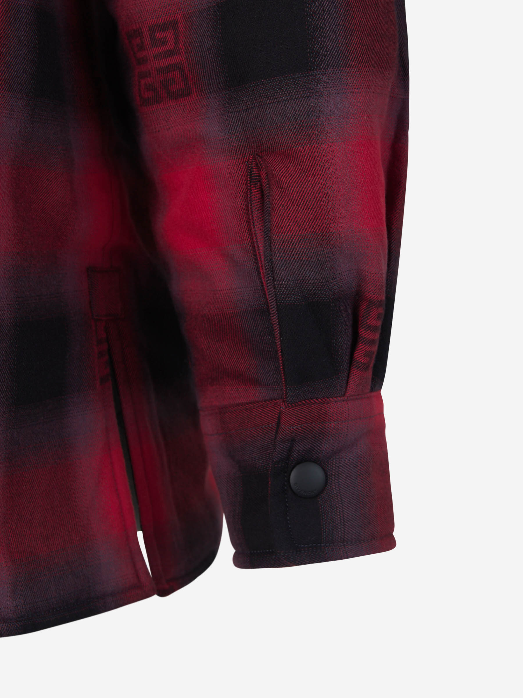 Givenchy Camisa Franela Cuadros color Rojo sku 531-005658 01 - Foto 4