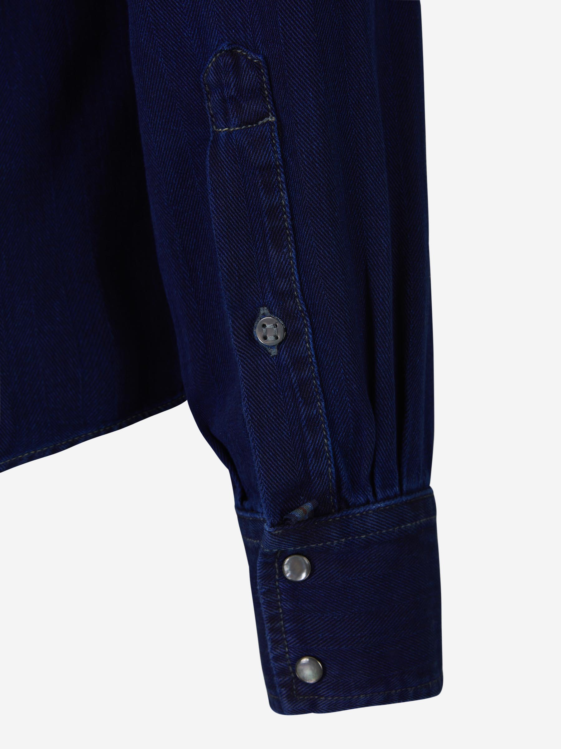 Jacob Cohën Camisa Denim Bolsillos color Azul Denim sku 531-005674 01 - Foto 5