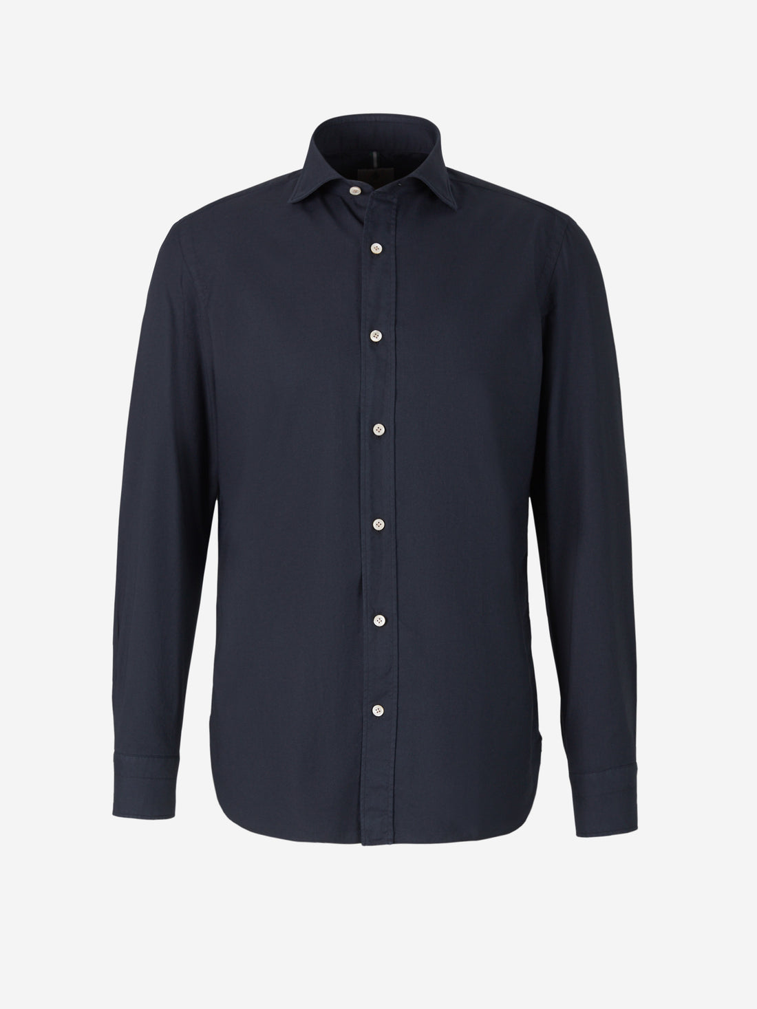 Borrelli Camisa Lisa Algodón color Verde Militar sku 531-005677 04 - Foto 1