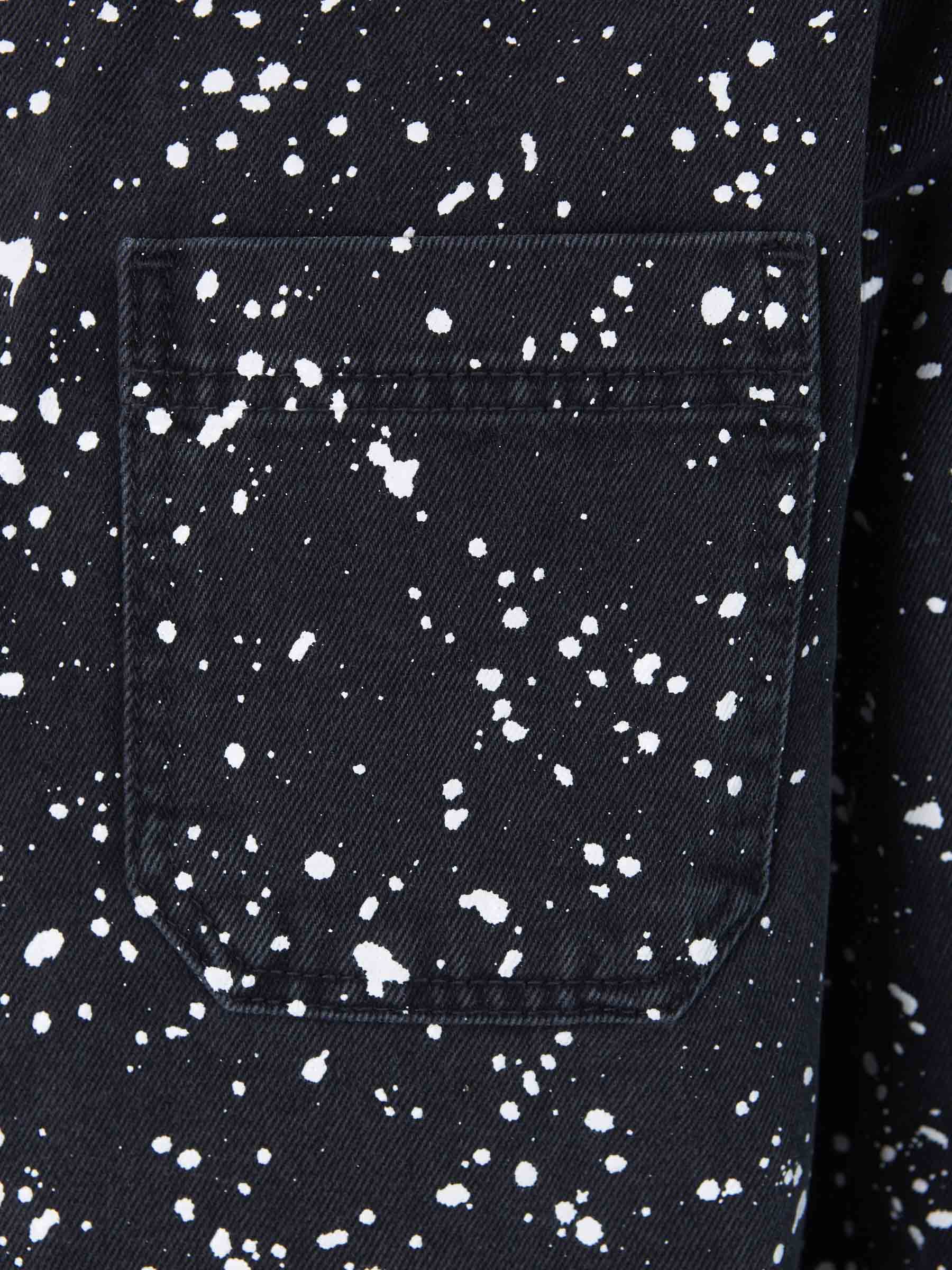 Off-White Camisa Denim Diagonales color Negro sku 531-005685 01 - Foto 4