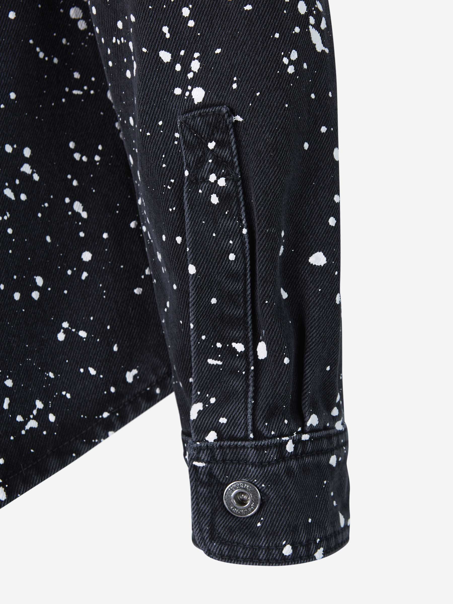 Off-White Camisa Denim Diagonales color Negro sku 531-005685 01 - Foto 6