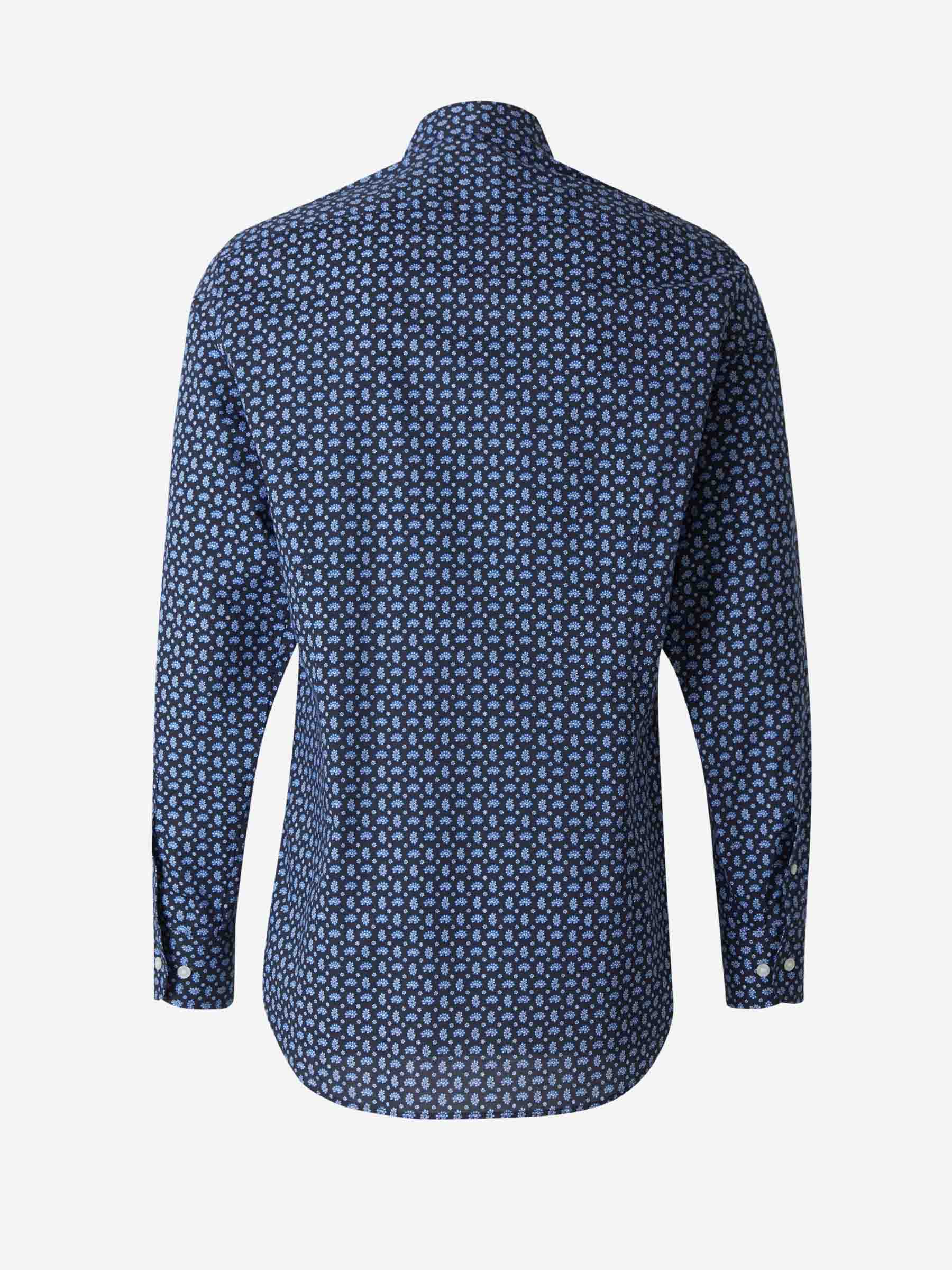 Etro Camisa Motivo Floral color Azul Marino sku 531-005688 01 - Foto 2