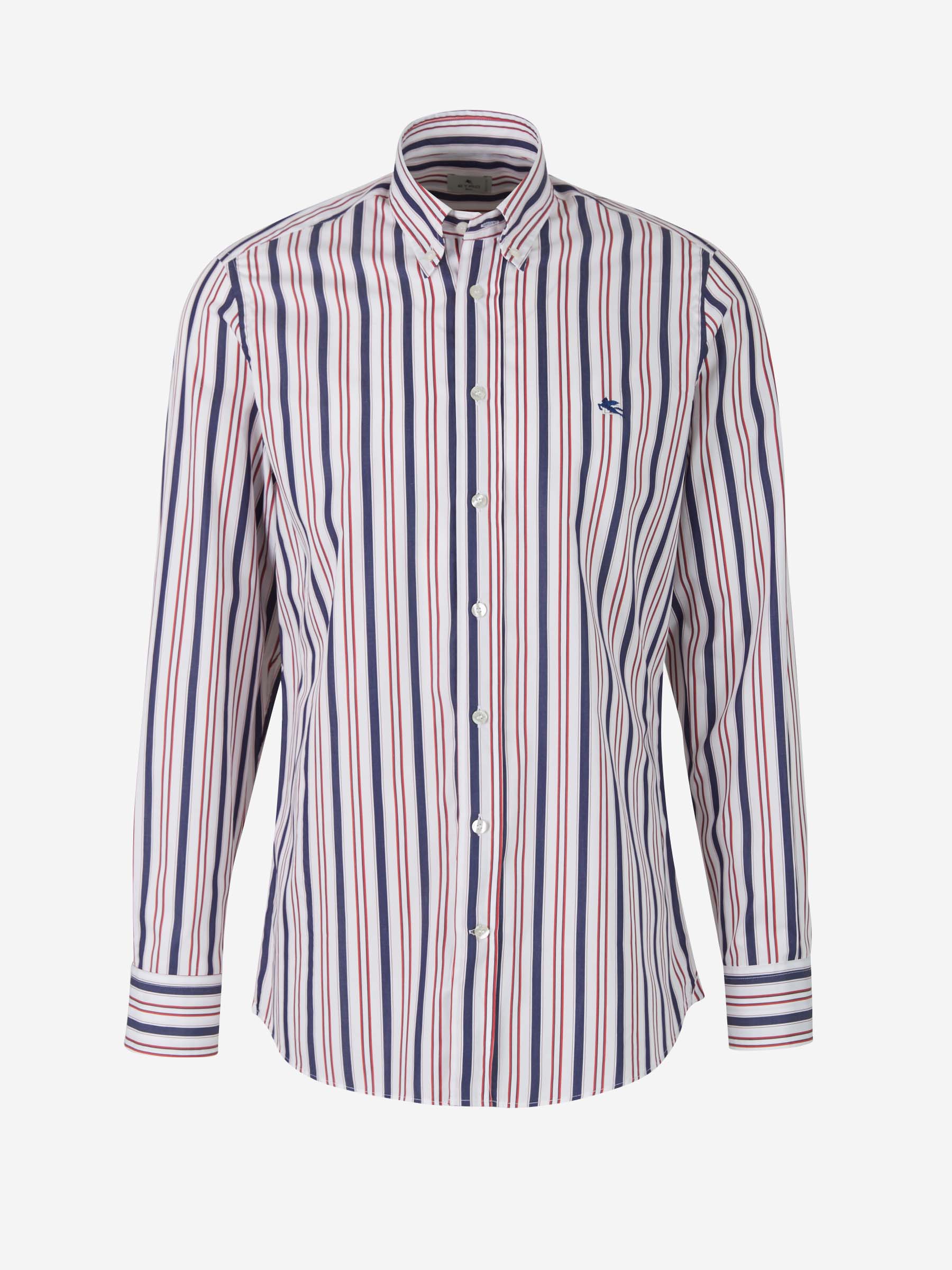 Etro Camisa Motivo Rayas color Blanco sku 531-005691 01 - Foto 1