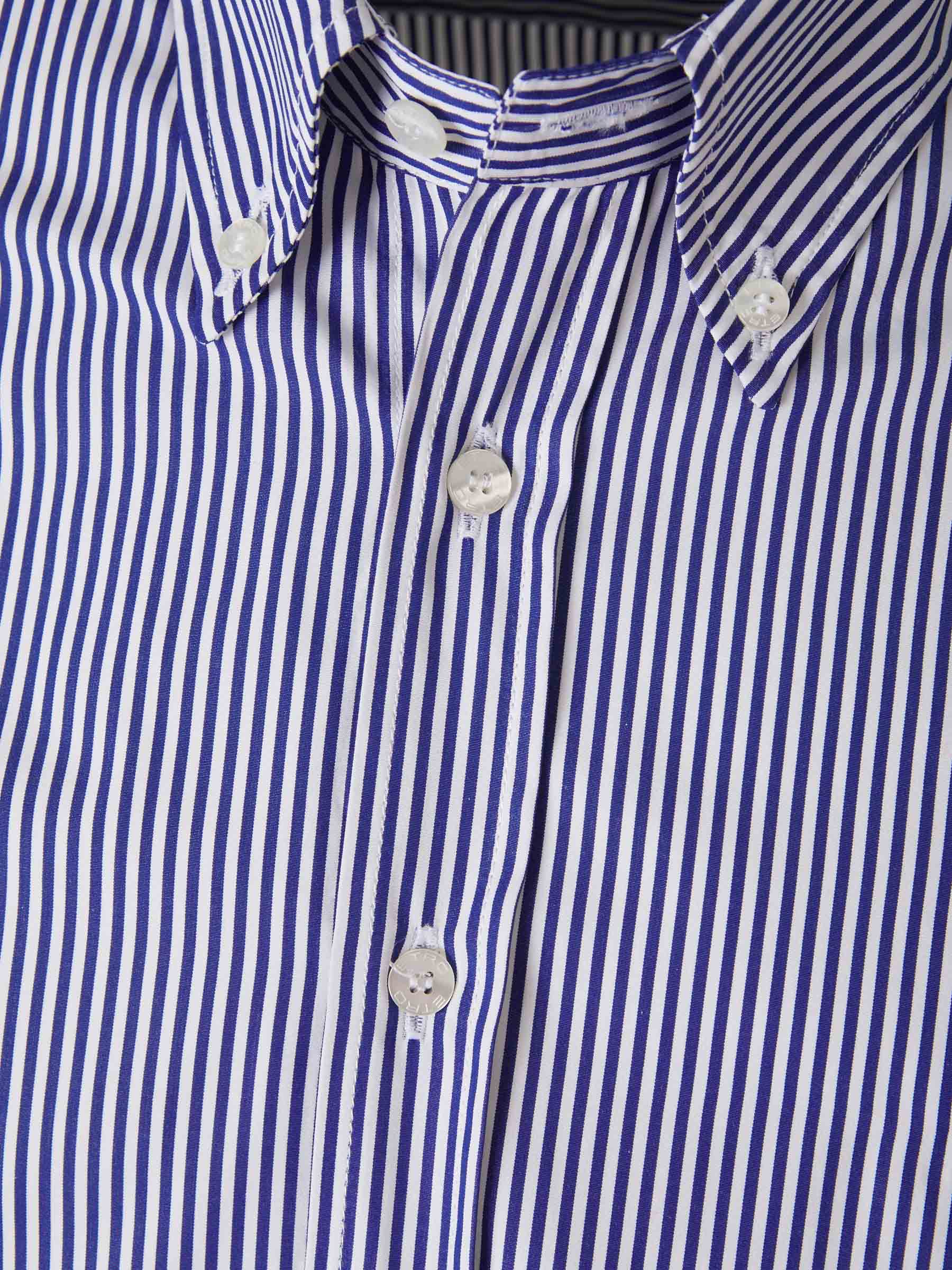 Etro Camisa Motivo Rayas color Azul Marino sku 531-005696 01 - Foto 3