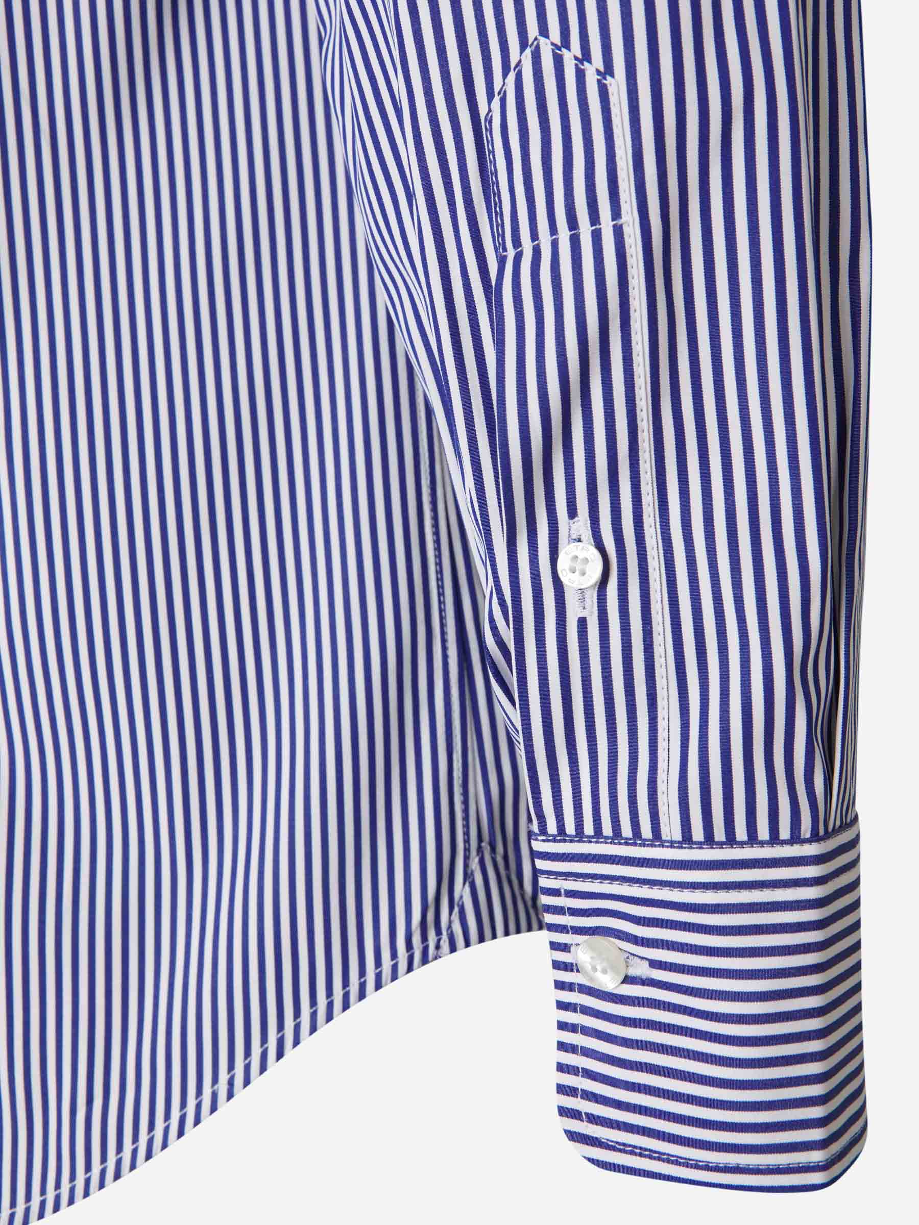 Etro Camisa Motivo Rayas color Azul Marino sku 531-005696 01 - Foto 4