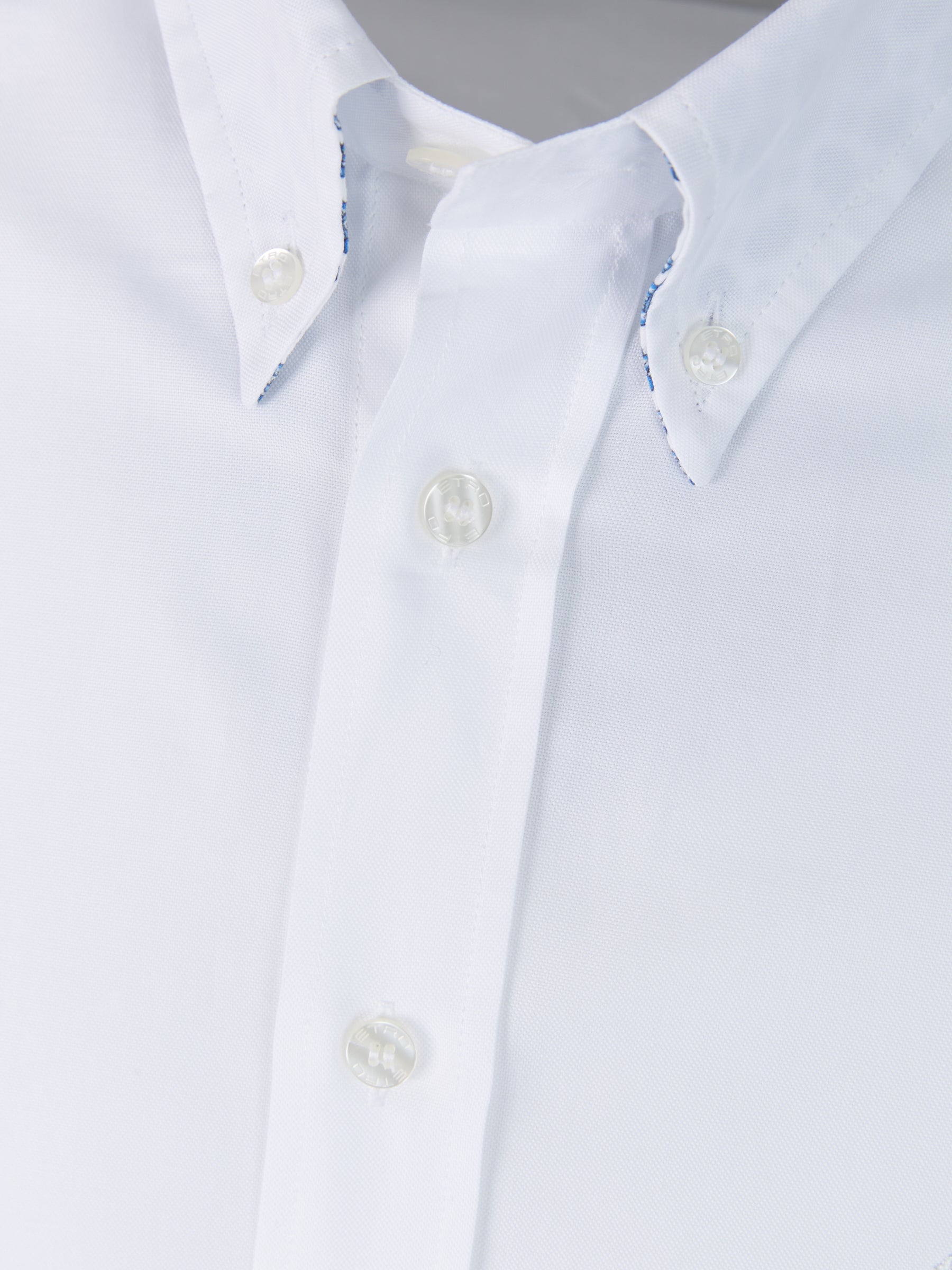 Etro Camisa Lisa Algodón color Blanco sku 531-005698 02 - Foto 3