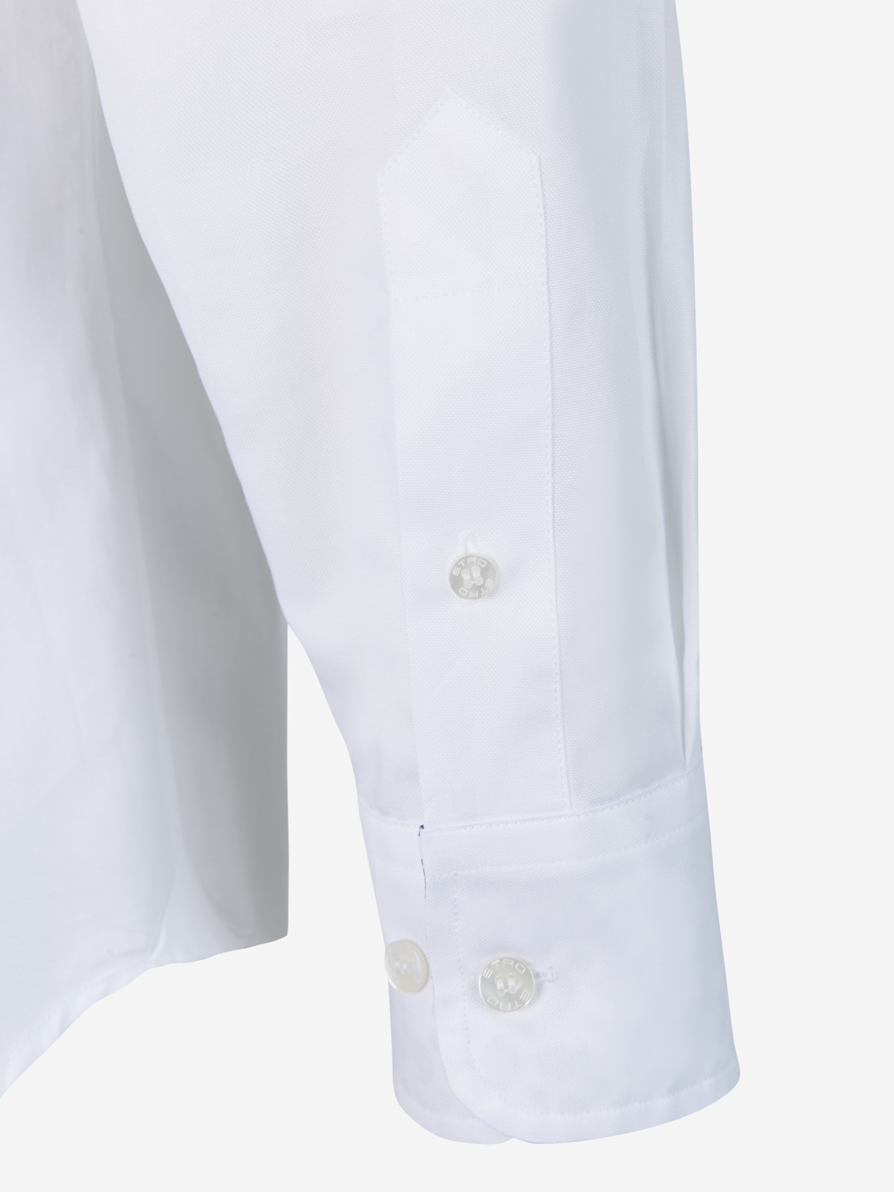 Etro Camisa Lisa Algodón color Blanco sku 531-005698 02 - Foto 4