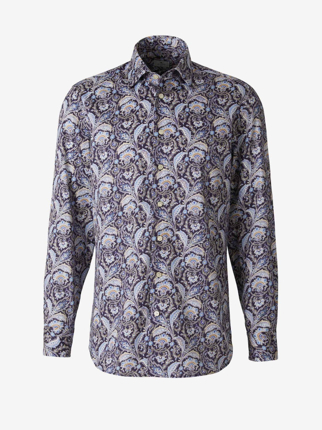 Etro Camisa Estampado Paisley color Azul Marino sku 531-005701 01 - Foto 1