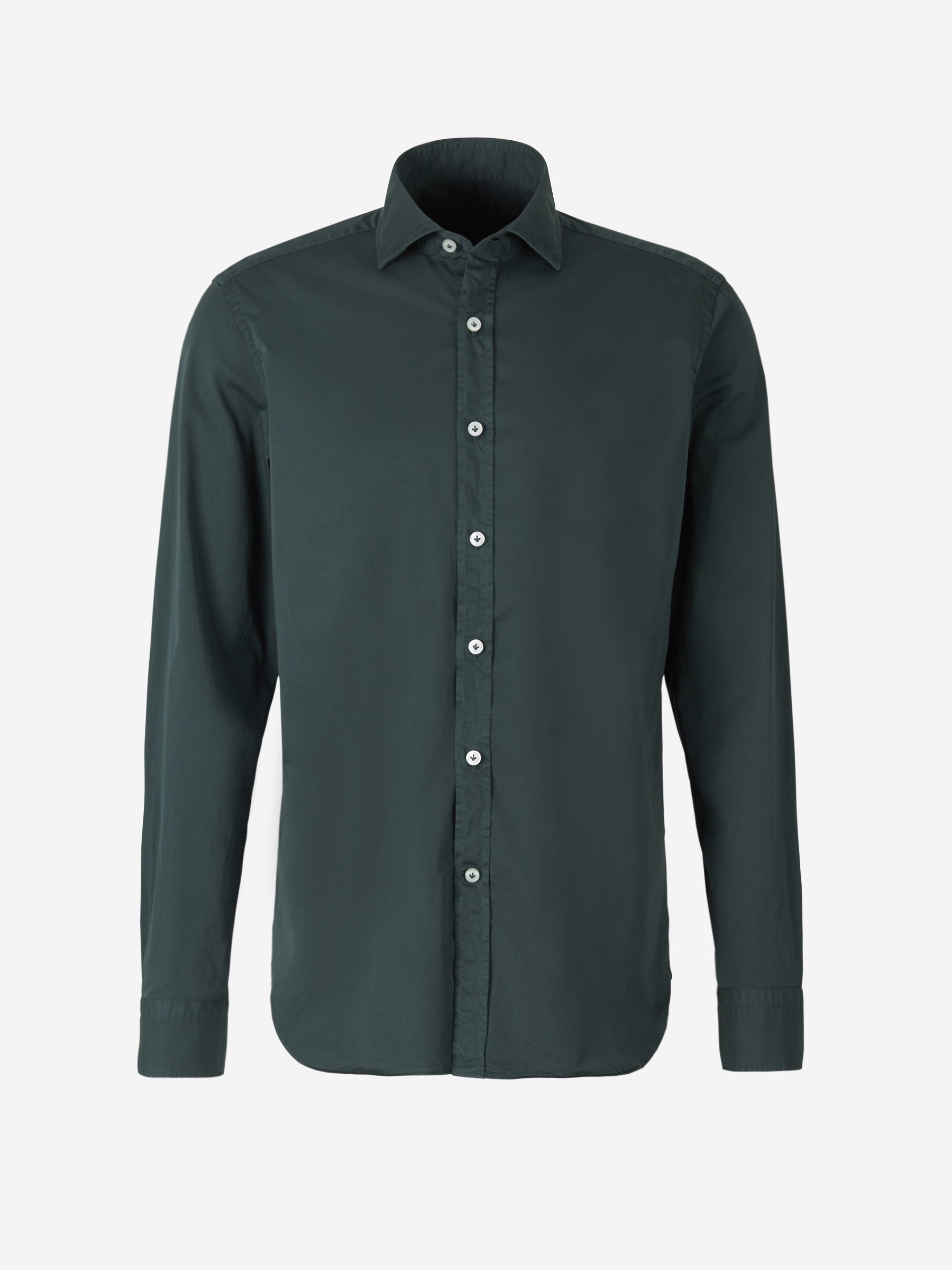 Santa Eulalia Camisa Lisa Algodón color Verde Oscuro sku 531-005705 05 - Foto 5