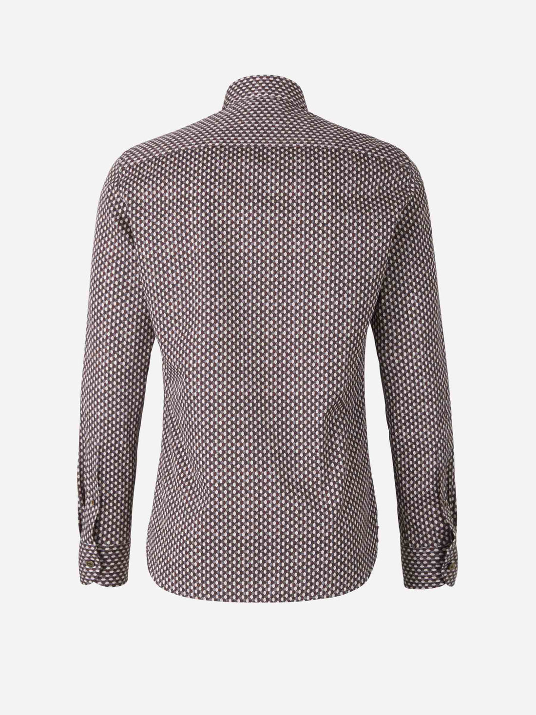 Santa Eulalia Camisa Motivo Geométrico color Marrón Oscuro sku 531-005707 02 - Foto 2