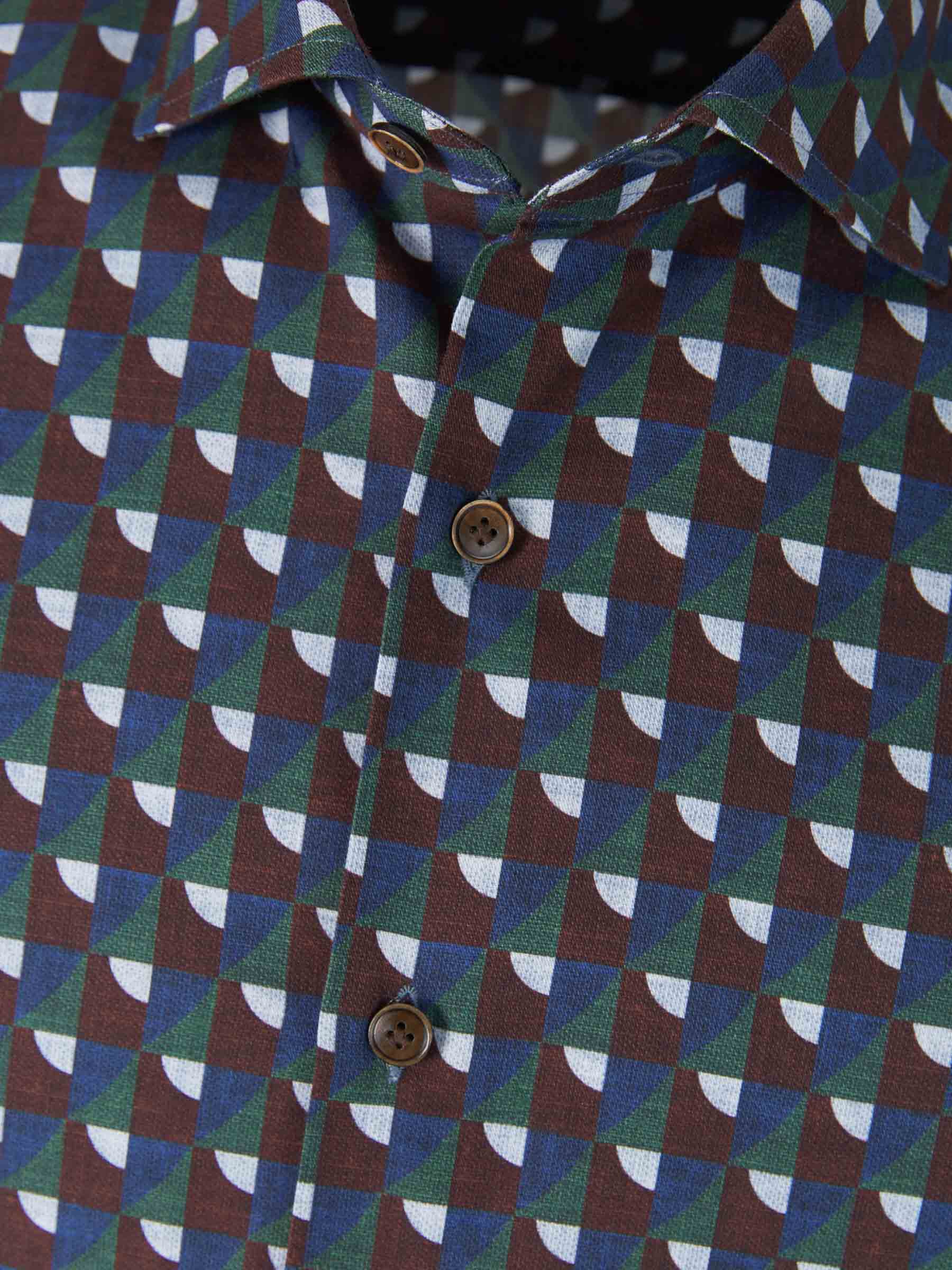 Santa Eulalia Camisa Motivo Geométrico color Multicolor sku 531-005710 01 - Foto 3