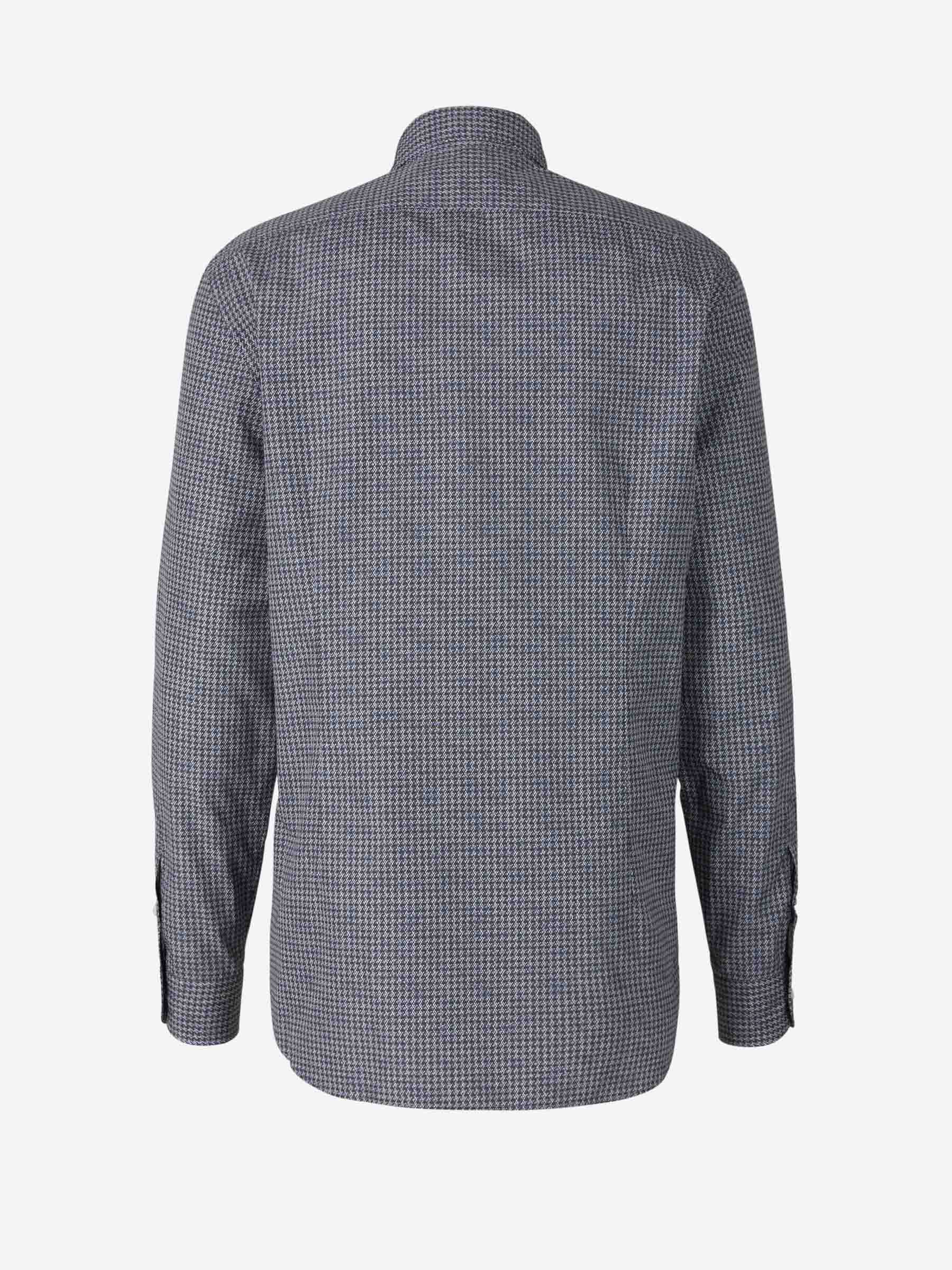 Vincenzo di Ruggiero Camisa Pata De Gallo color Gris Oscuro sku 531-005738 01 - Foto 2