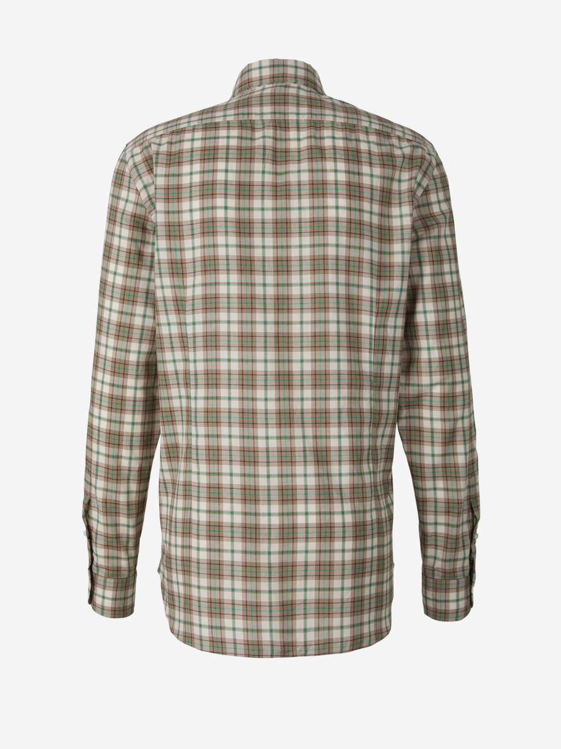 Vincenzo di Ruggiero Camisa Motivo Cuadros color Marrón sku 531-005739 01 - Foto 2