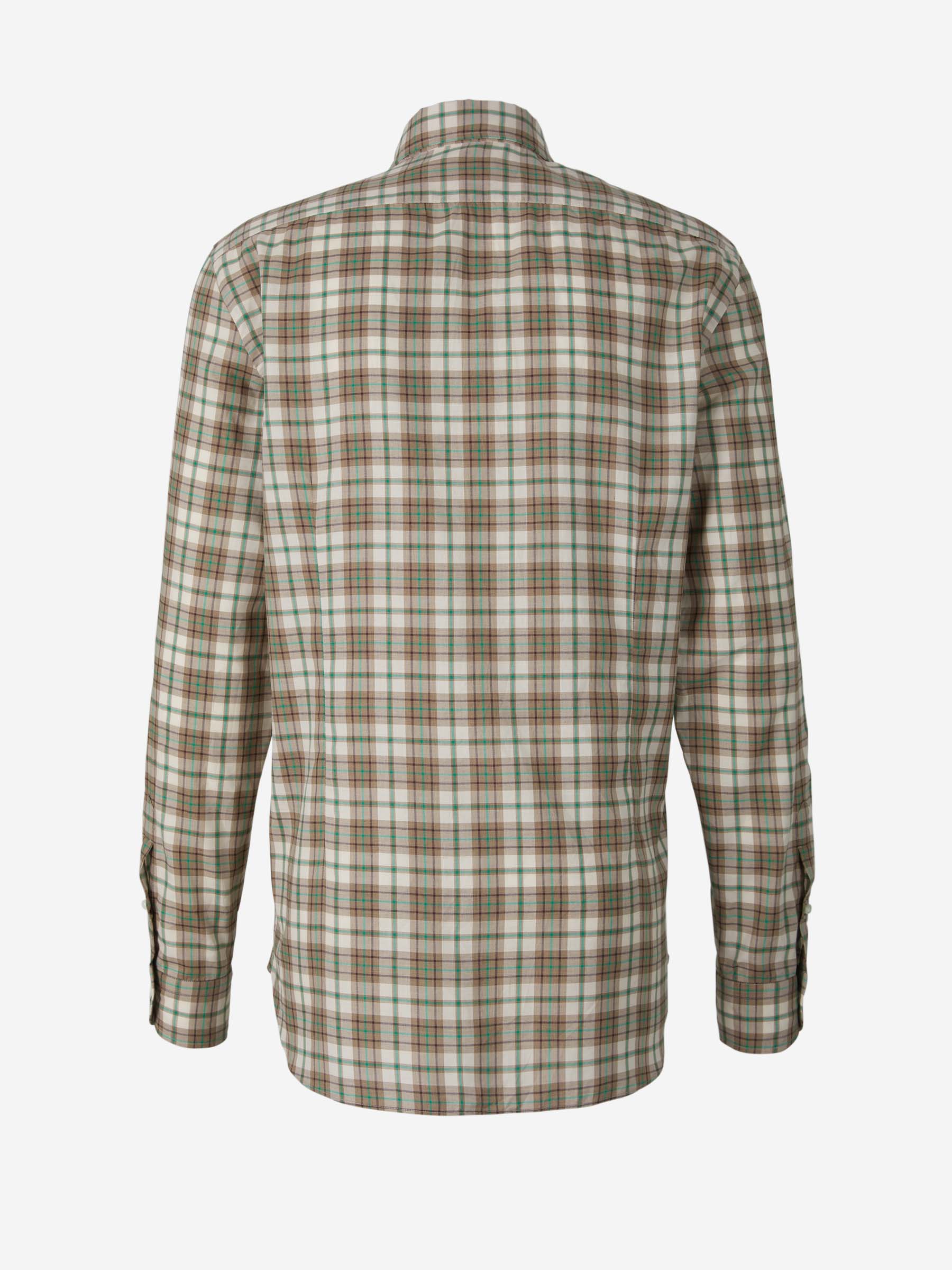 Vincenzo di Ruggiero Camisa Motivo Cuadros color Marrón sku 531-005739 01 - Foto 2