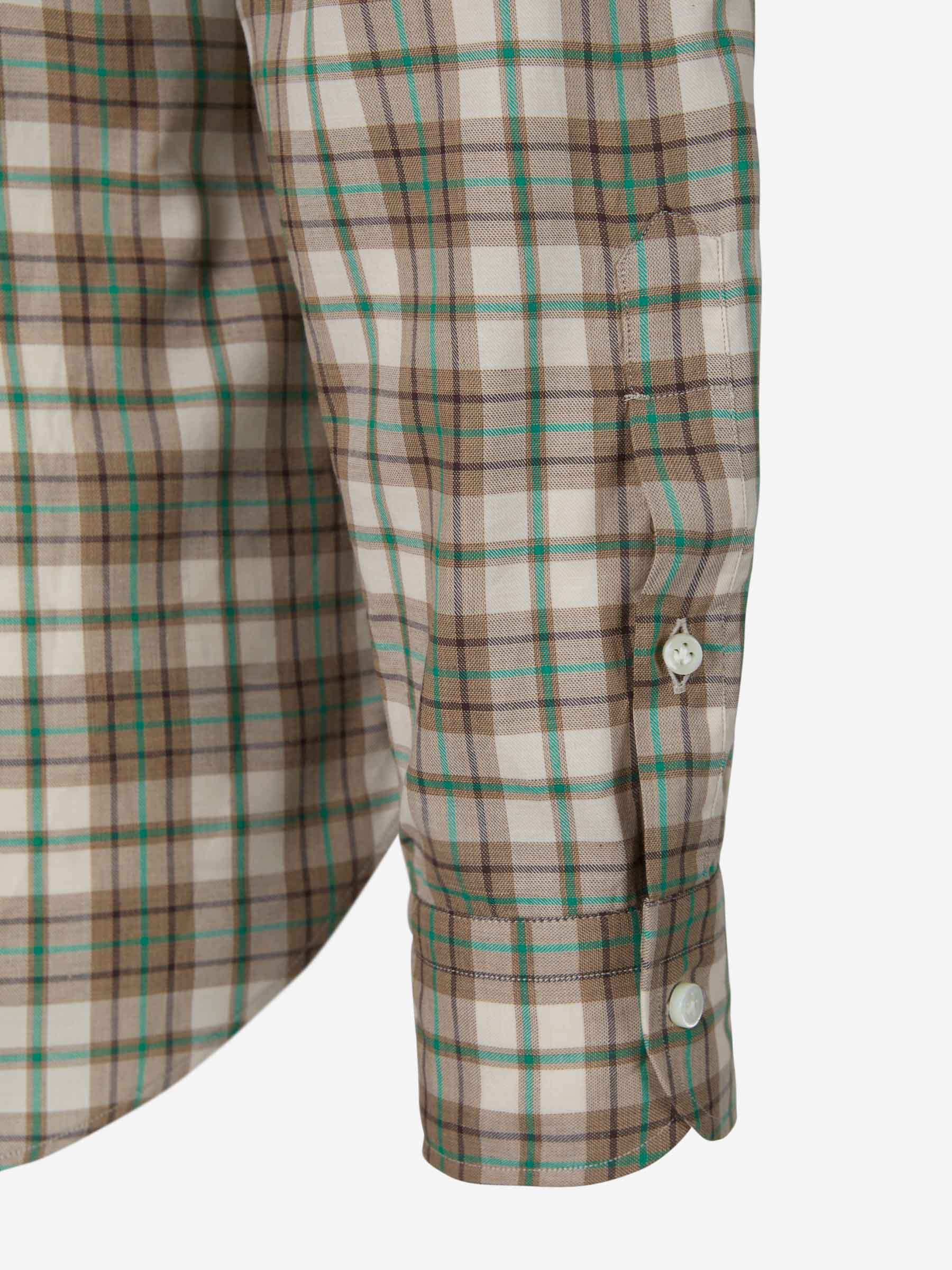 Vincenzo di Ruggiero Camisa Motivo Cuadros color Marrón sku 531-005739 01 - Foto 4