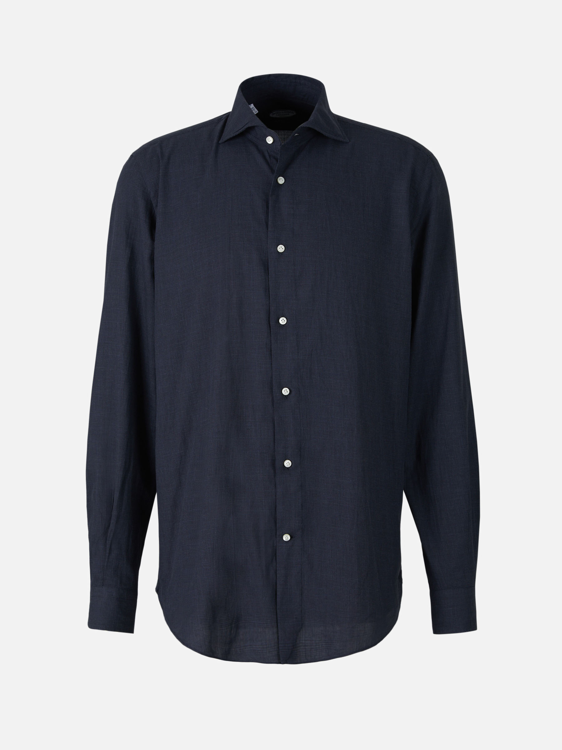 Vincenzo di Ruggiero Camisa Motivo Cuadros color Gris Carbón sku 531-005740 01 - Foto 1