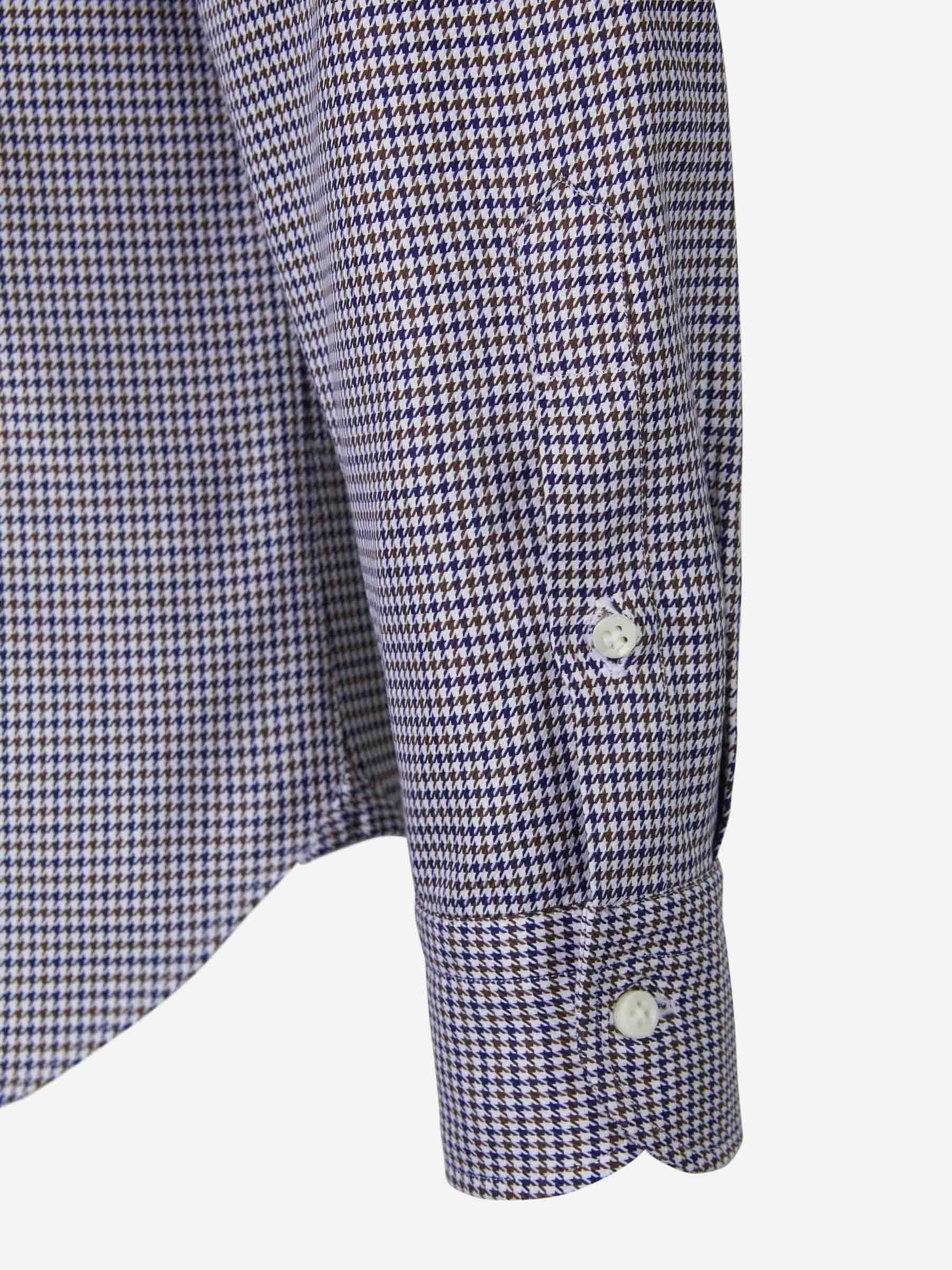 Vincenzo di Ruggiero Camisa Pata De Gallo color Azul Noche sku 531-005742 01 - Foto 4