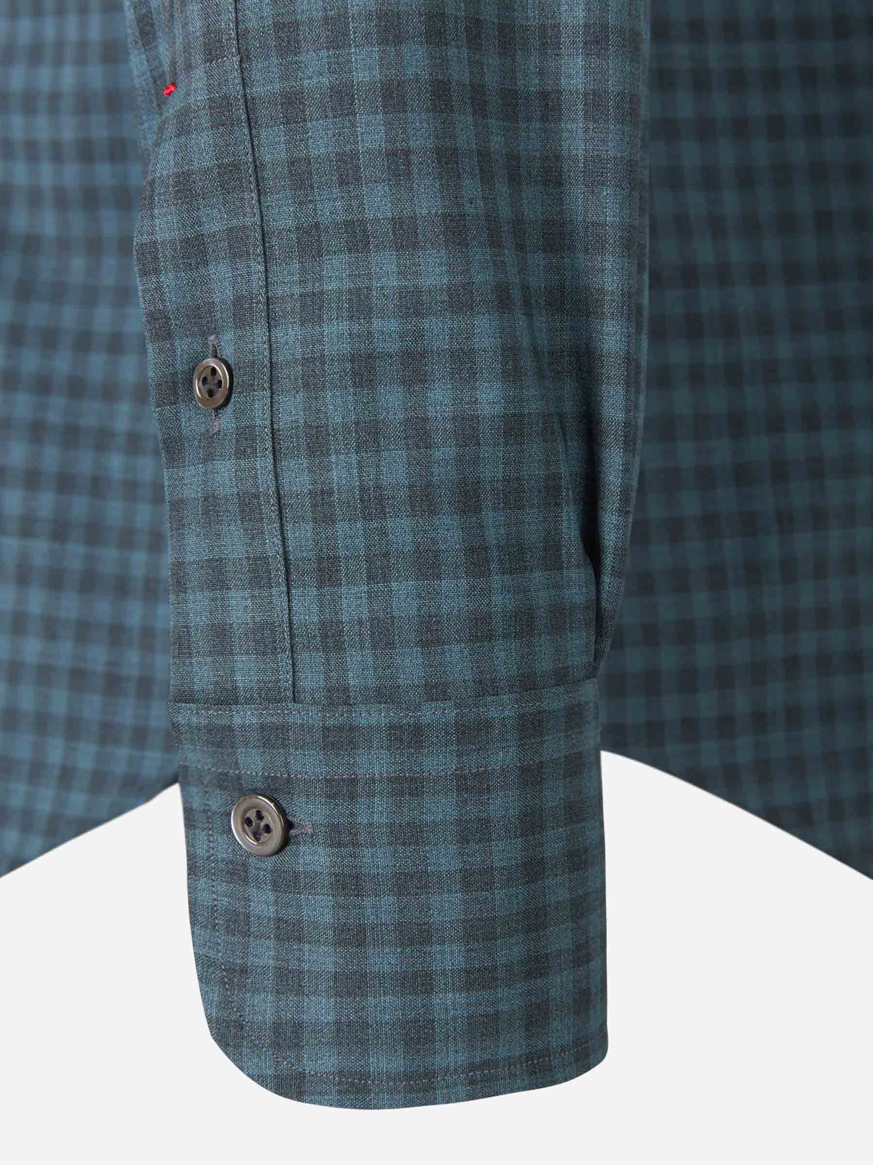 Santa Eulalia Camisa Motivo Cuadros color Gris Oscuro sku 531-005757 01 - Foto 4