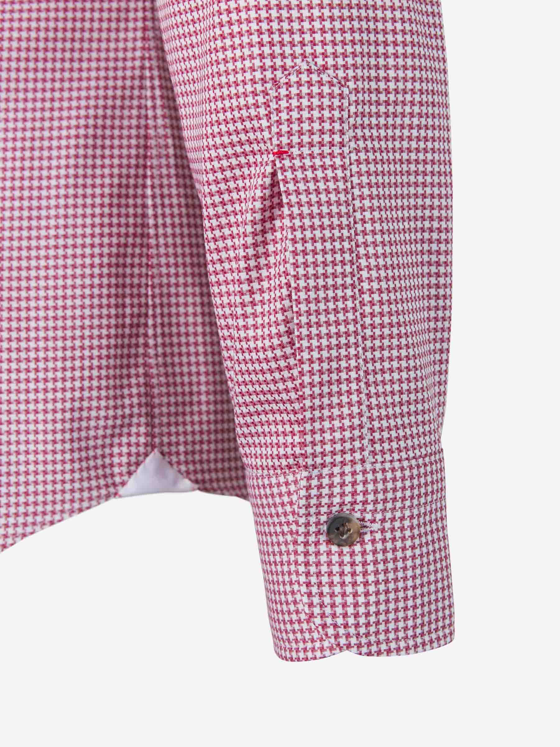 Santa Eulalia Camisa Micro Pata De Gallo color Rojo sku 531-005766 01 - Foto 4