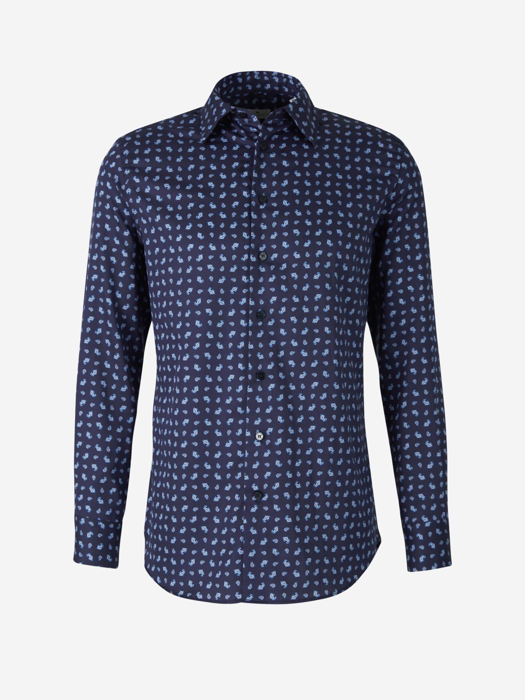 Etro Camisa Motivo Paisley color Beis sku 531-005812 02 - Foto 1