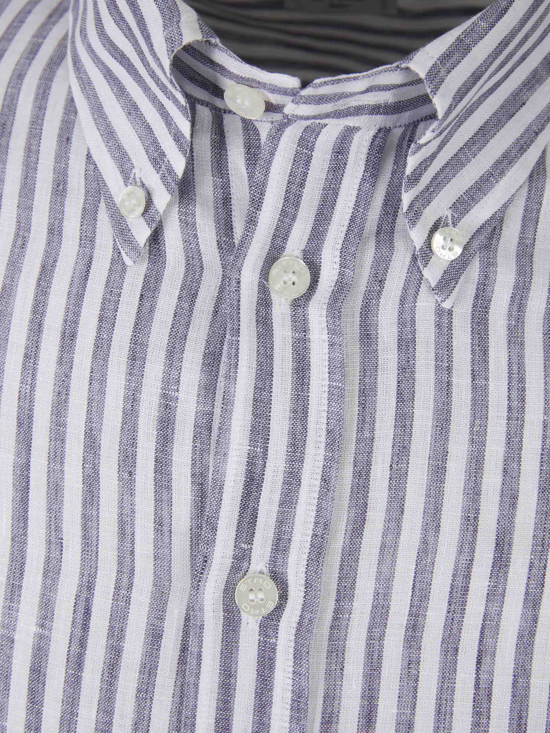 Etro Camisa Motivo Rayas color Blanco sku 531-005817 01 - Foto 3