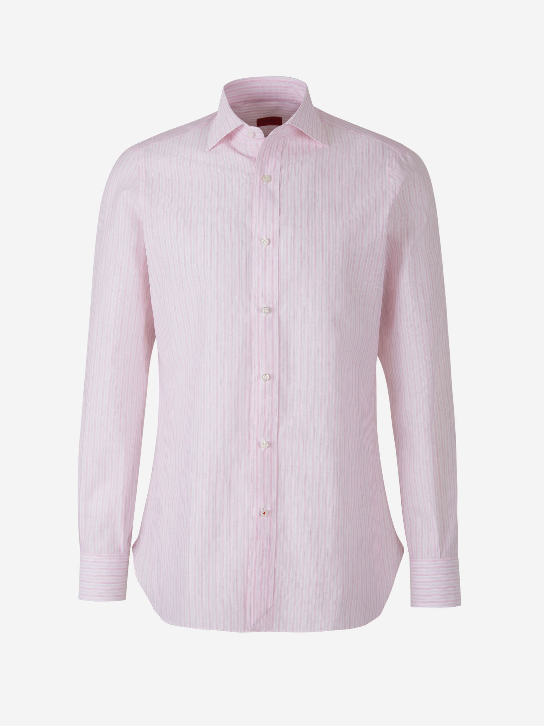 Isaia Camisa Motivo Rayas color Rosa Claro sku 531-005822 01 - Foto 1