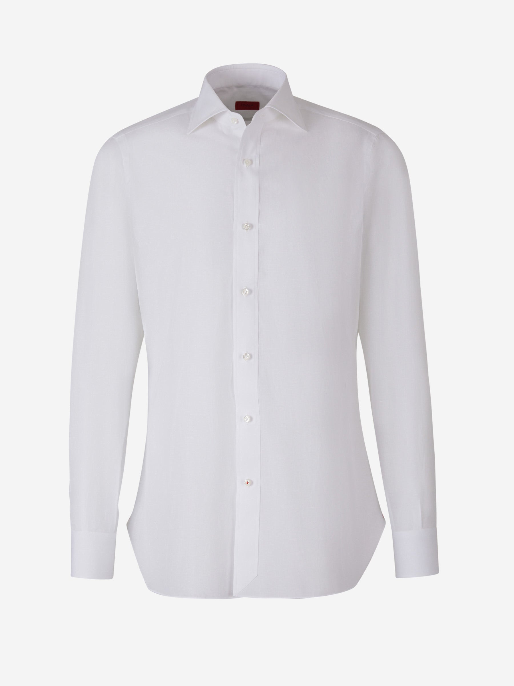 Isaia Camisa Algodón Y Lino color Blanco sku 531-005824 01 - Foto 1