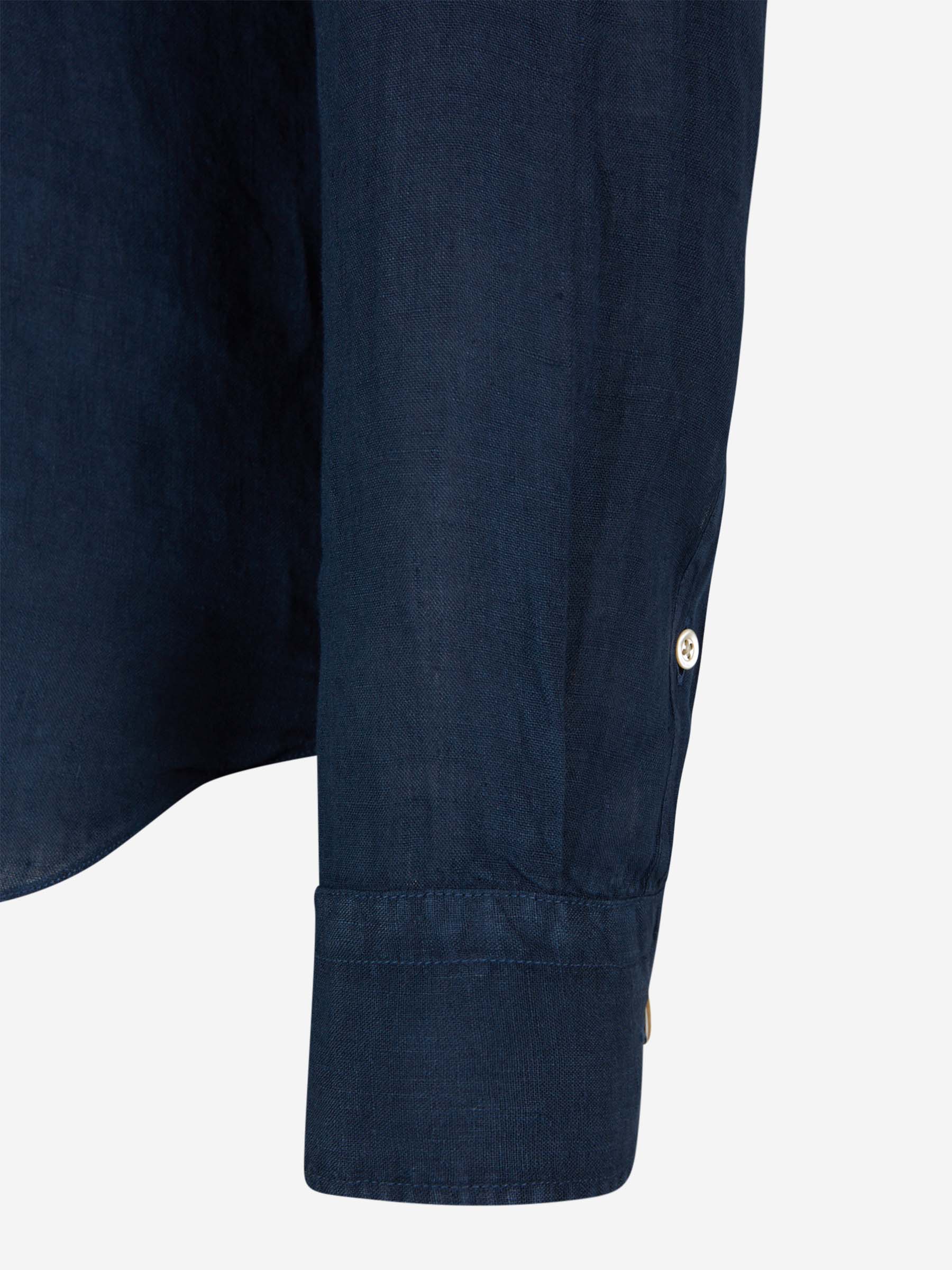 Boglioli Camisa Cuello Mao color Verde Militar sku 531-005829 03 - Foto 12