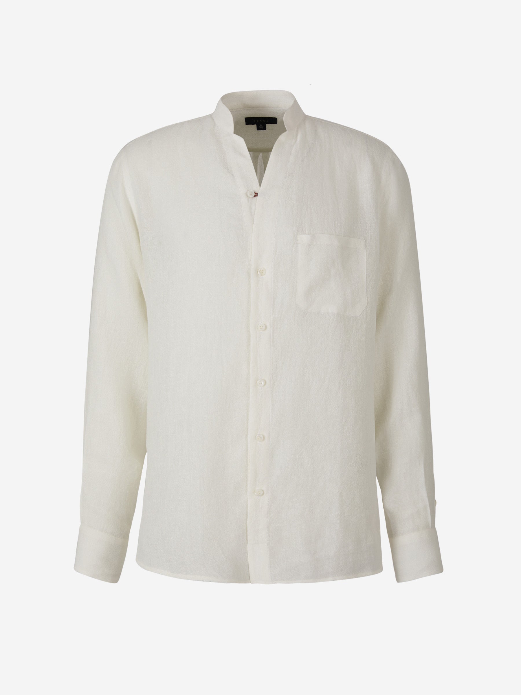 Sease Camisa Texturizada Lino color Blanco sku 531-005850 01 - Foto 1