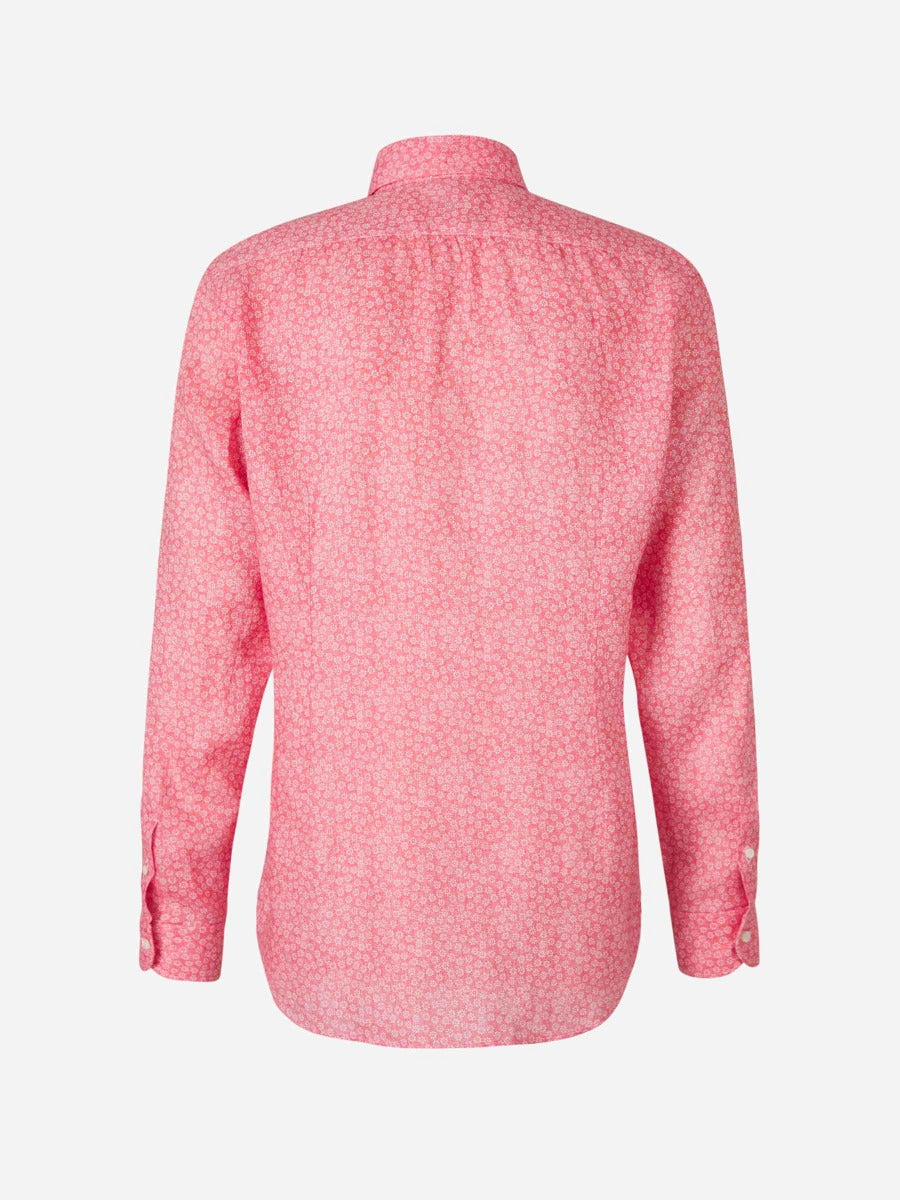 Vincenzo di Ruggiero Camisa Floral Algodón color Coral sku 531-005865 02 - Foto 2