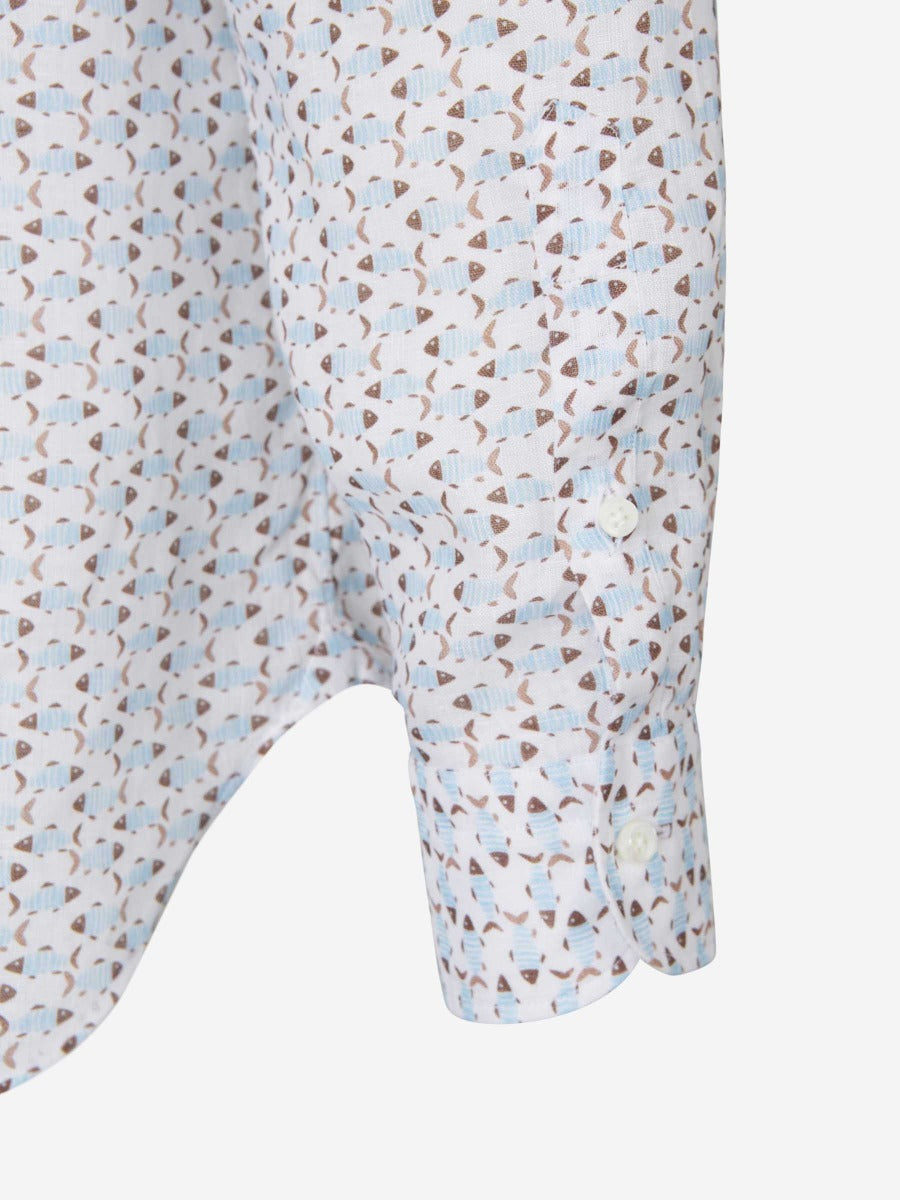 Vincenzo di Ruggiero Camisa Estampada Algodón color Multicolor sku 531-005866 01 - Foto 4