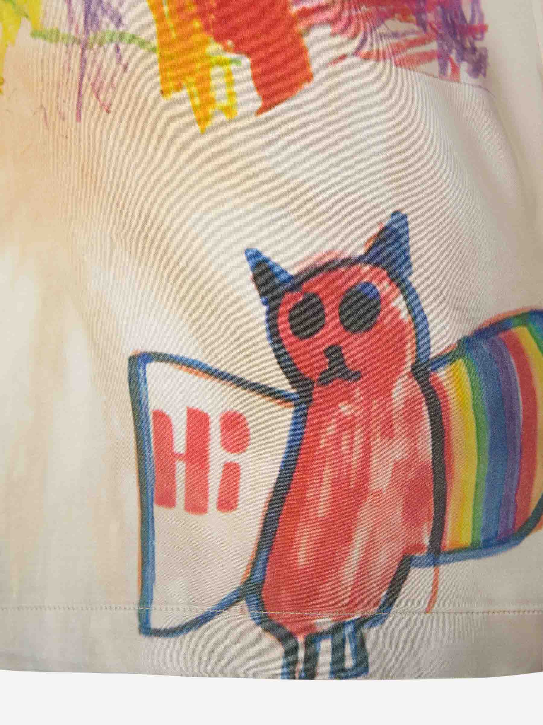 Off-White Camisa Raso Estampada color Multicolor sku 531-005885 01 - Foto 4