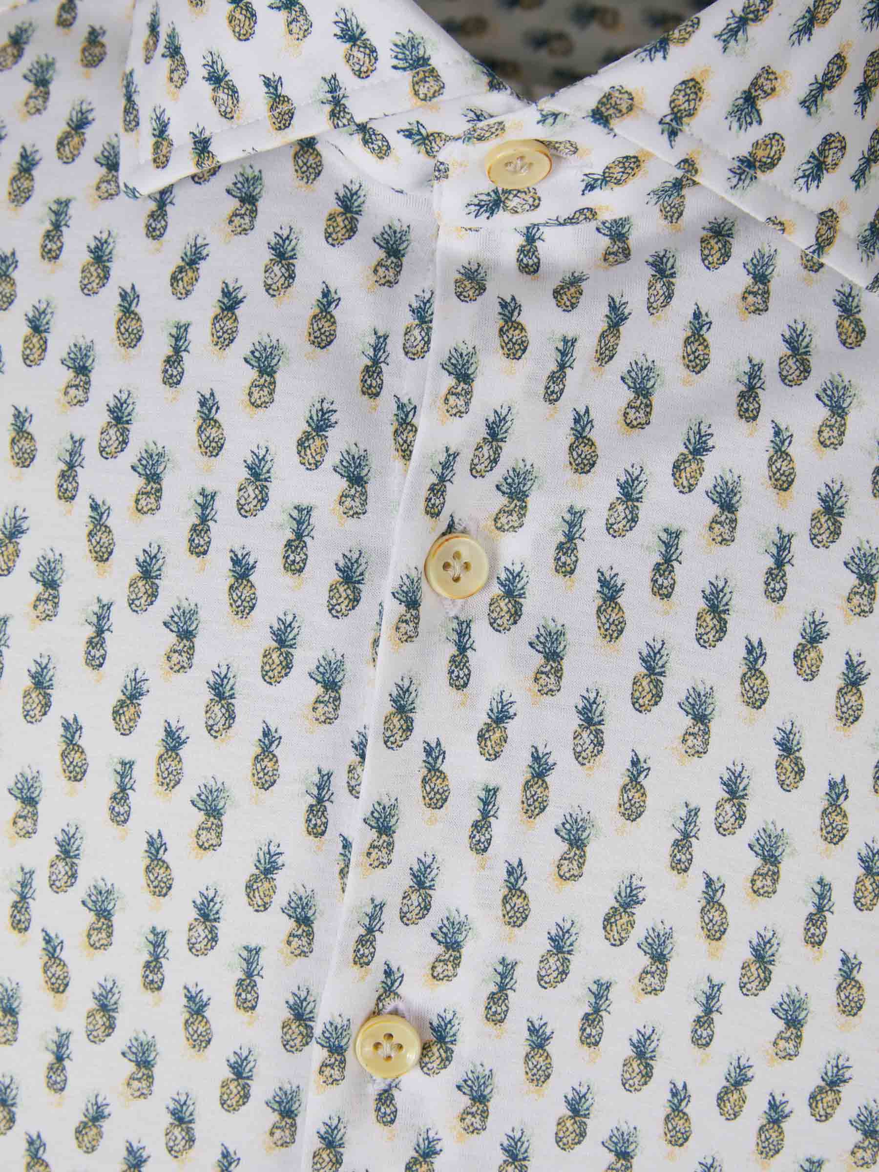 Santa Eulalia Camisa Estampado Algodón color Blanco sku 531-005903 01 - Foto 3