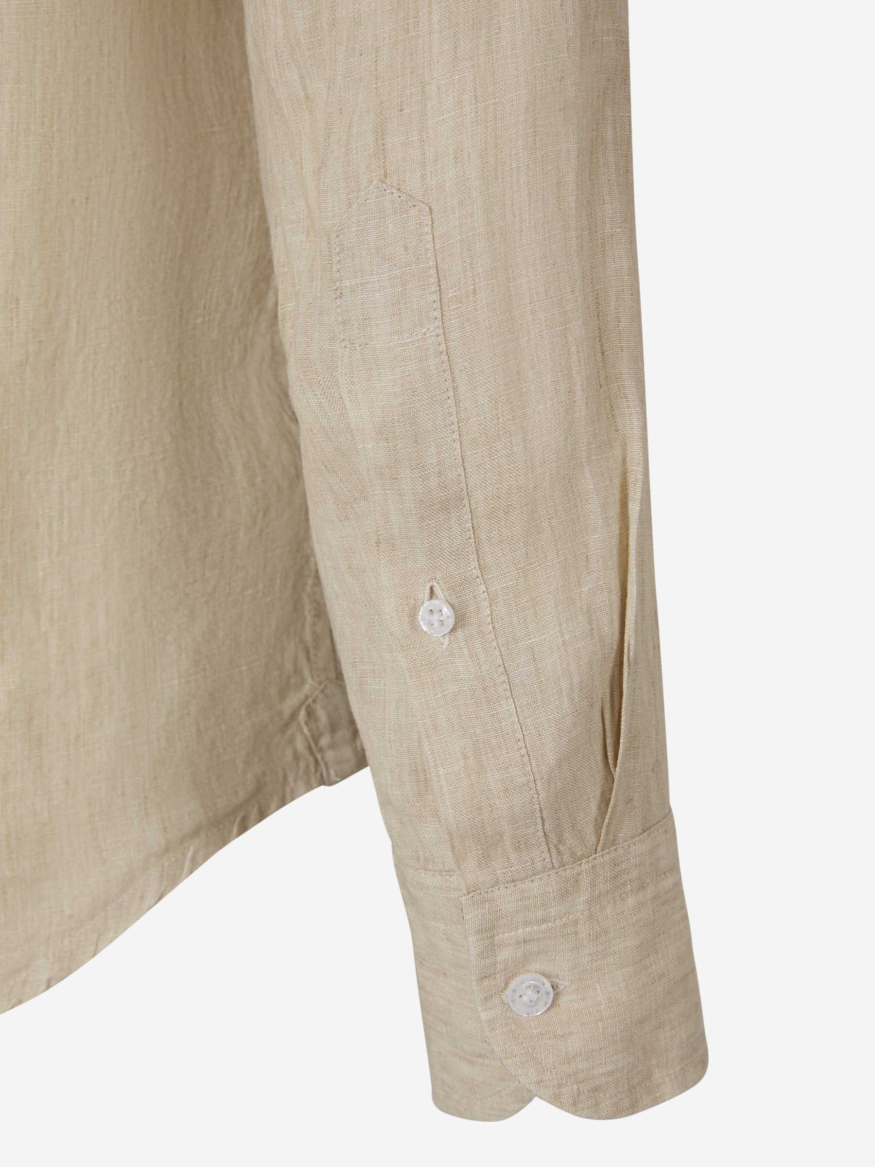 Santa Eulalia Camisa Lino Abotonada color Beis sku 531-005905 02 - Foto 4