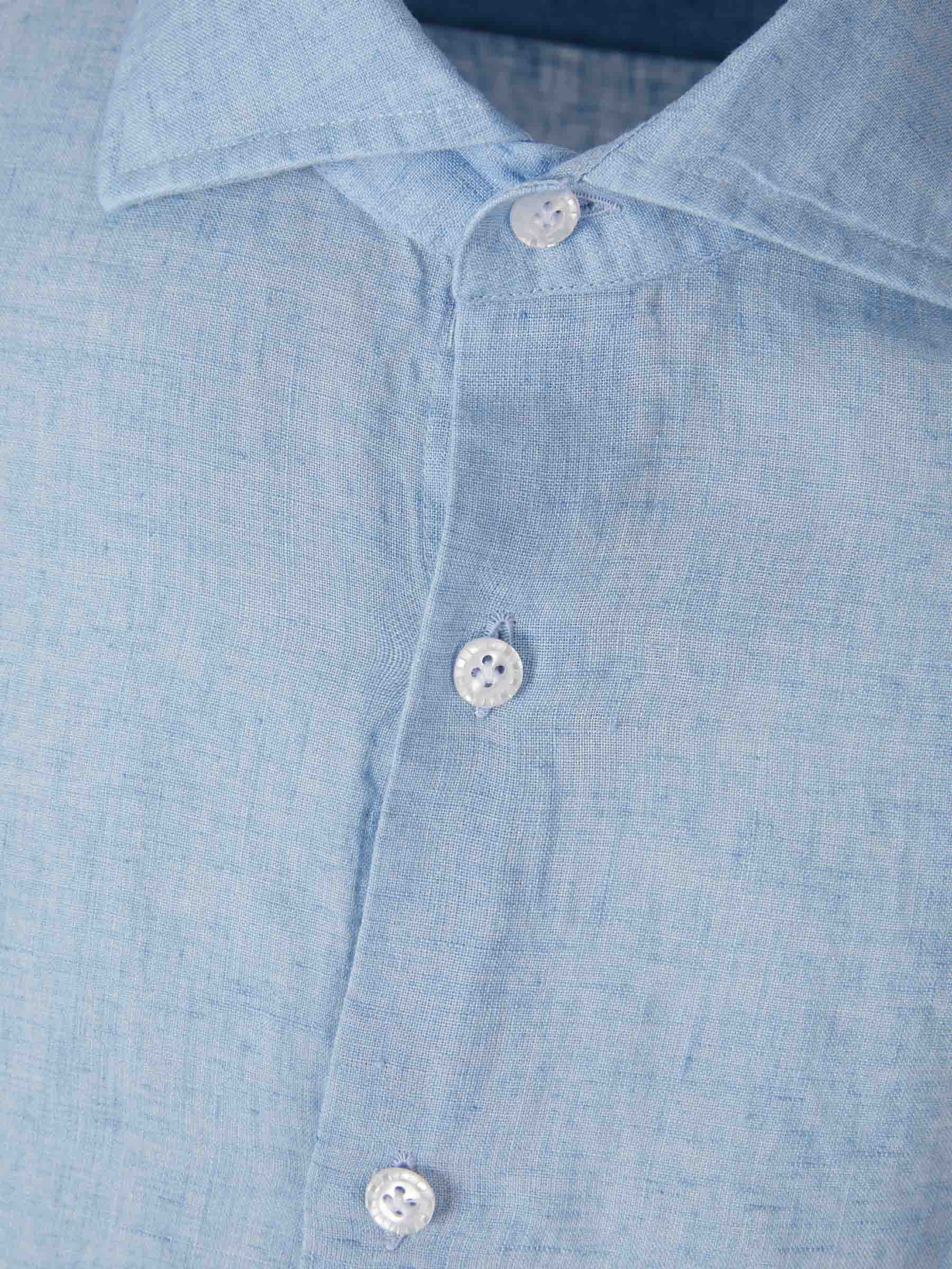 Santa Eulalia Camisa Lino Abotonada color Beis sku 531-005905 02 - Foto 7