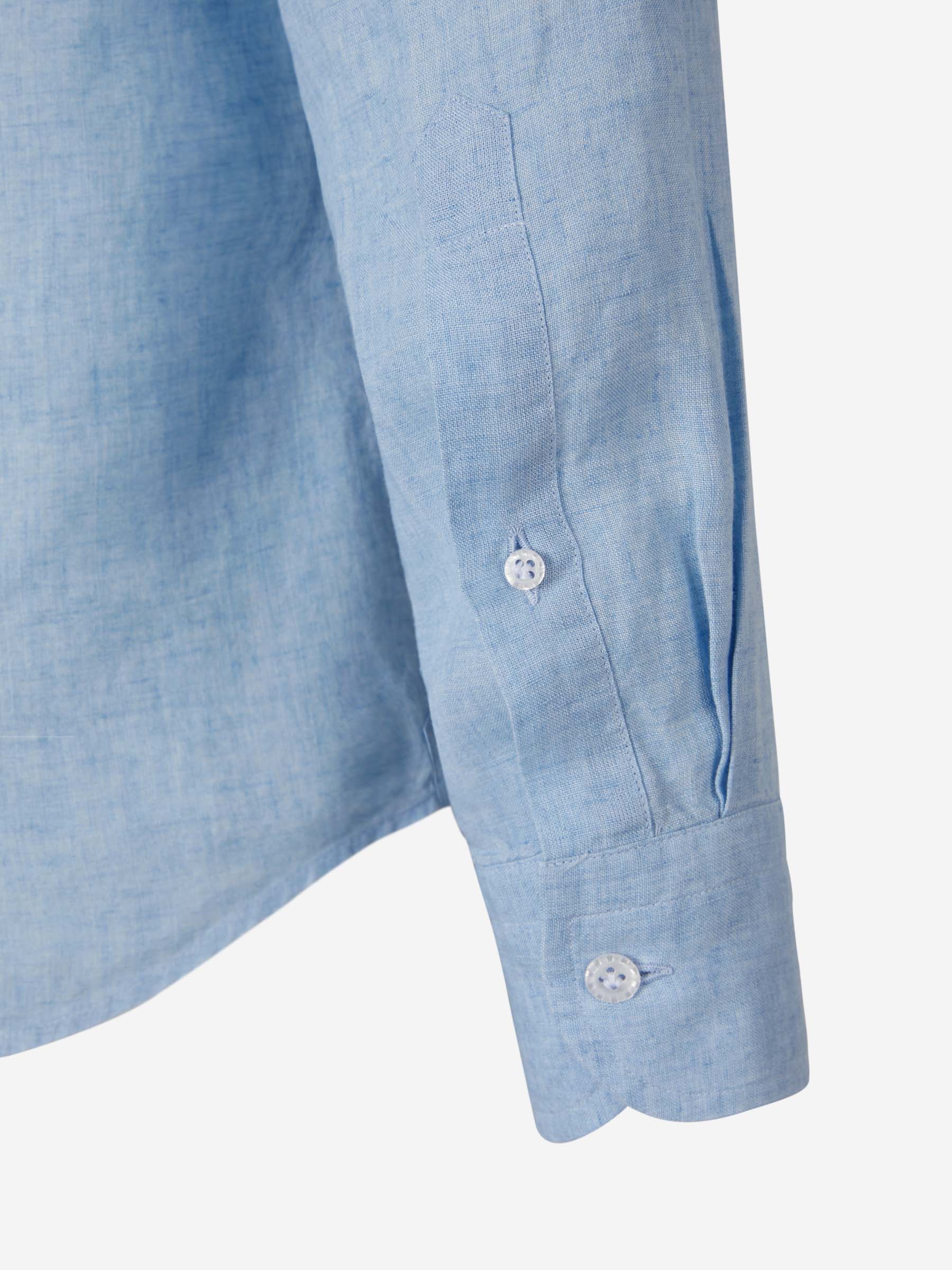 Santa Eulalia Camisa Lino Abotonada color Beis sku 531-005905 02 - Foto 8