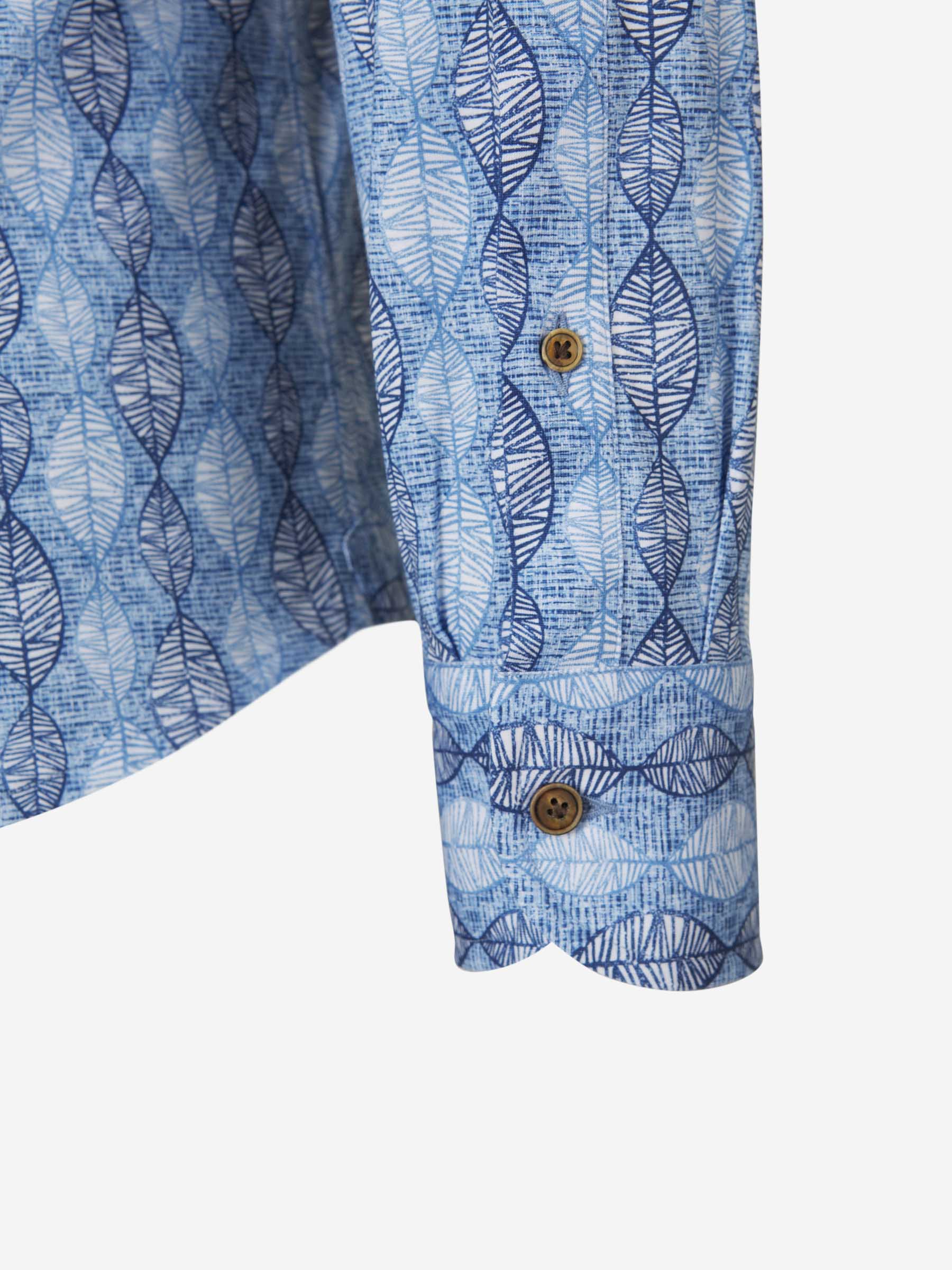 Santa Eulalia Camisa Estampada Algodón color Azul Real sku 531-005910 01 - Foto 4