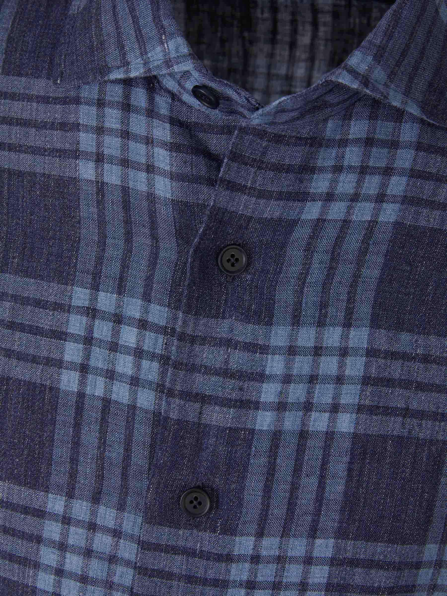 Santa Eulalia Camisa Lino Abotonada color Azul Cobalto sku 531-005935 01 - Foto 3