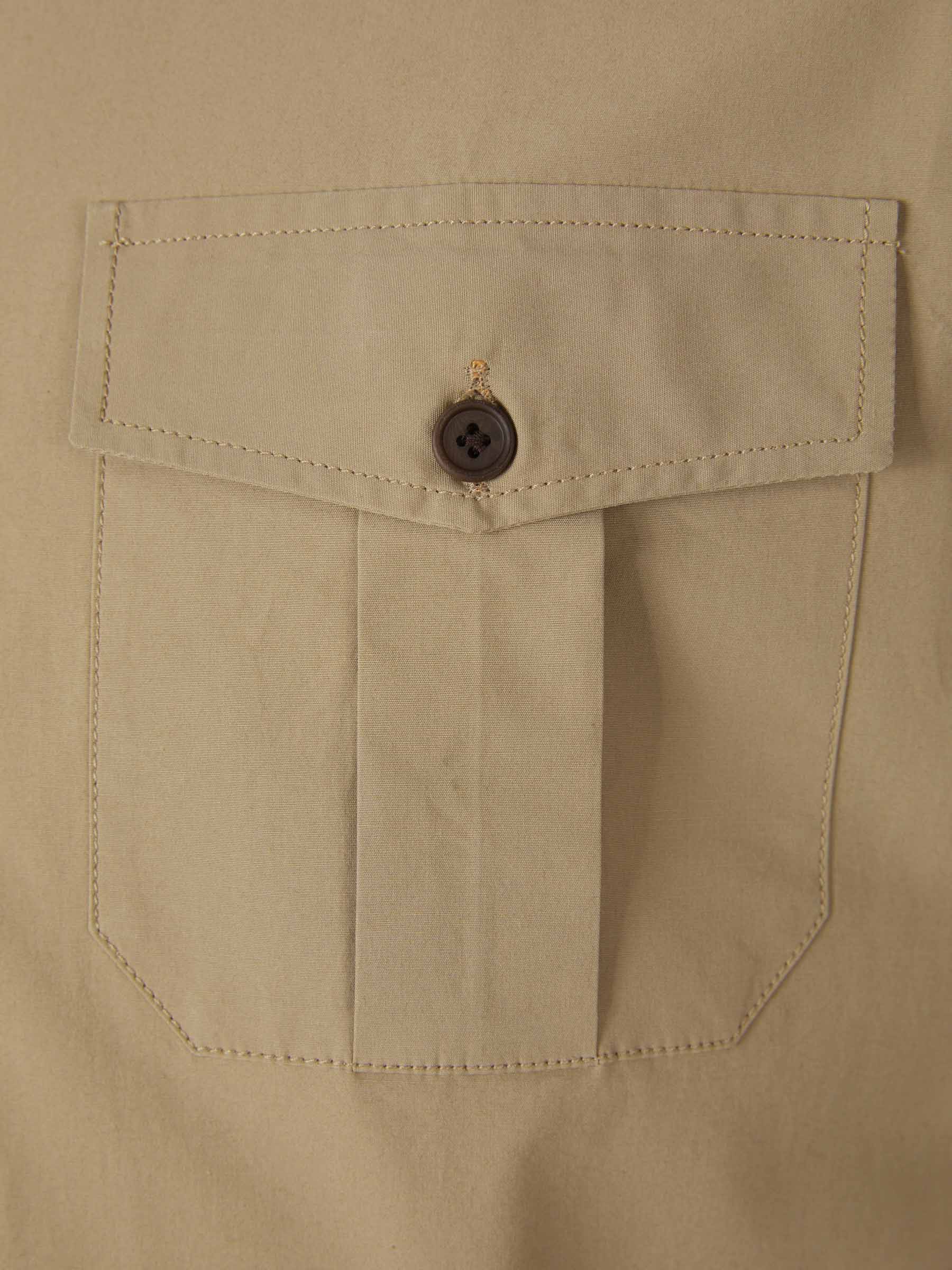 Santa Eulalia Camisa Popelina Bolsillos color Marrón sku 531-005936 02 - Foto 4