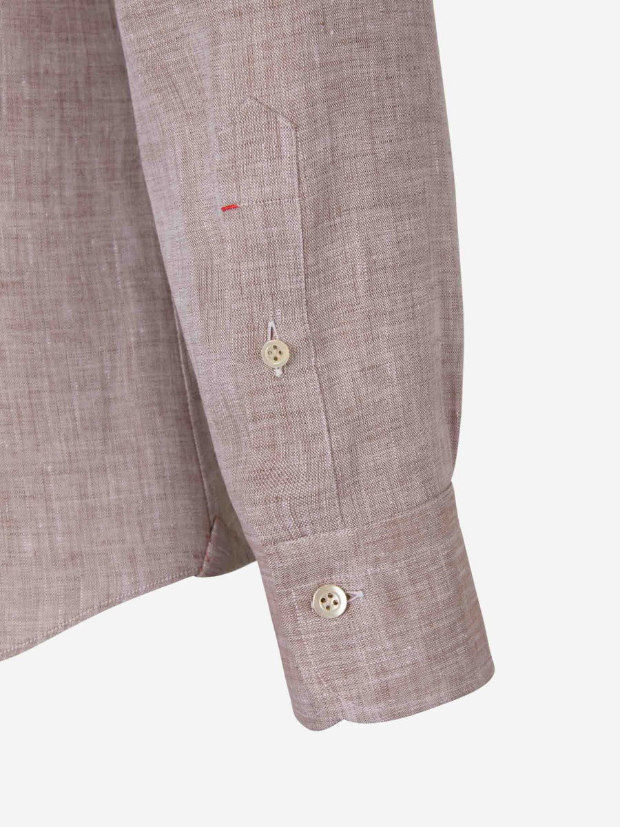 Santa Eulalia Camisa Lino color Beis sku 531-005937 02 - Foto 4