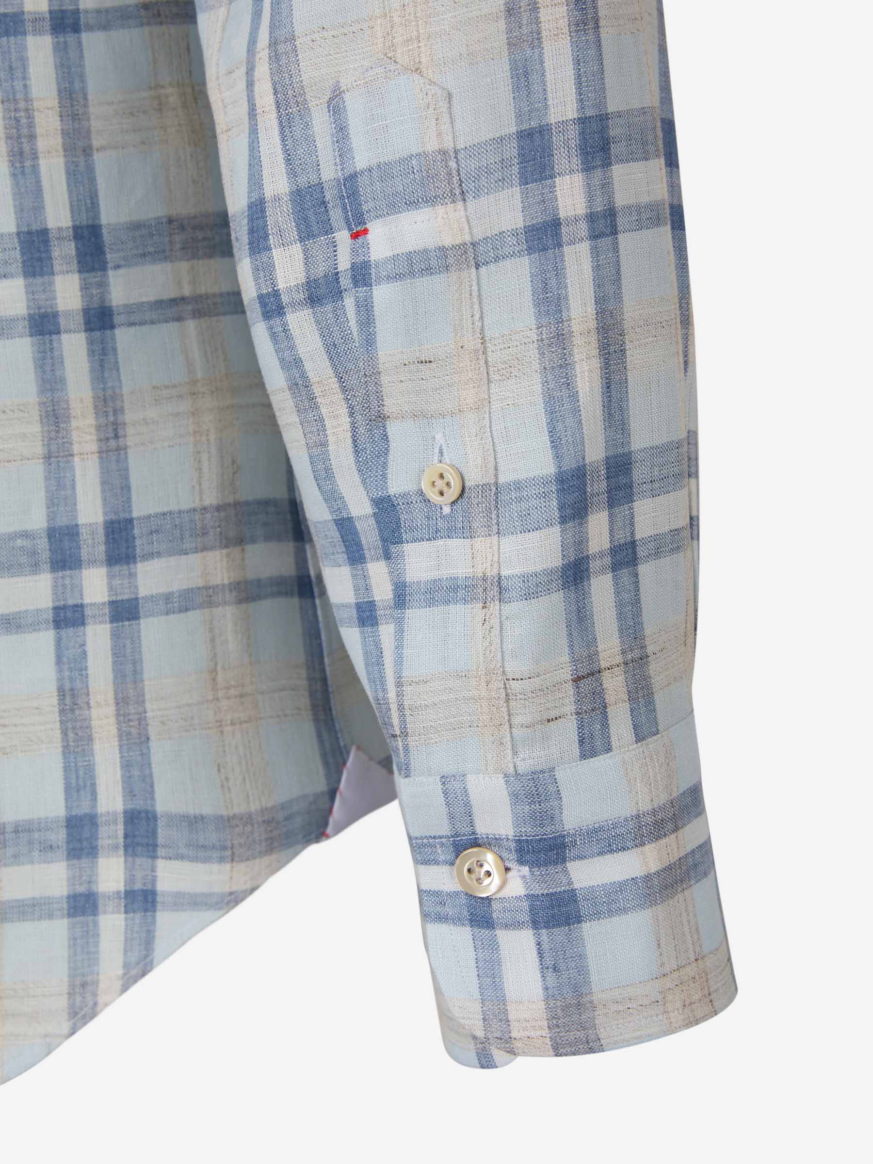 Santa Eulalia Camisa Lino Abotonada color Azul Cielo sku 531-005944 01 - Foto 4