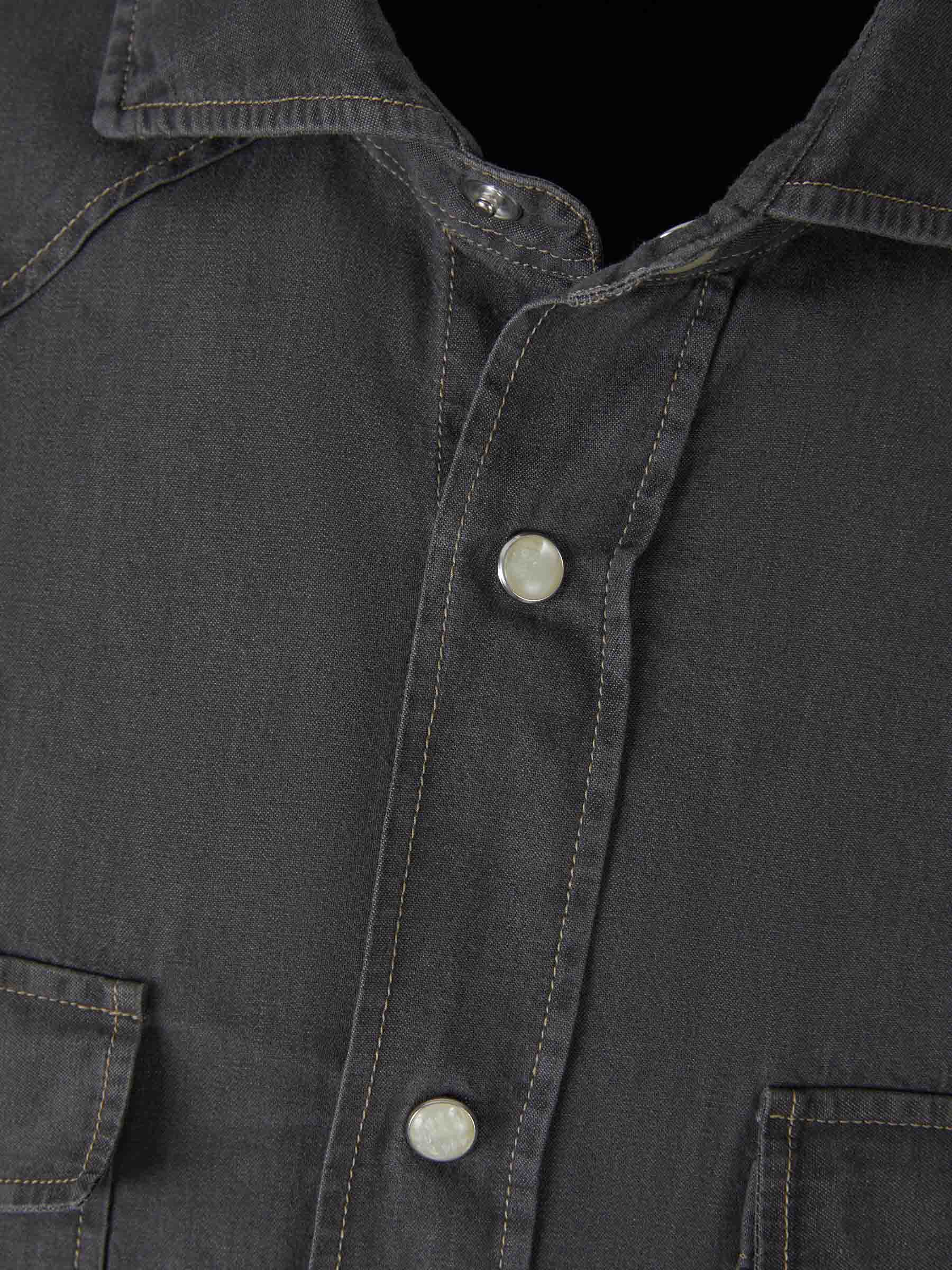 Santa Eulalia Camisa Algodón Denim color Gris Oscuro sku 531-005945 01 - Foto 3