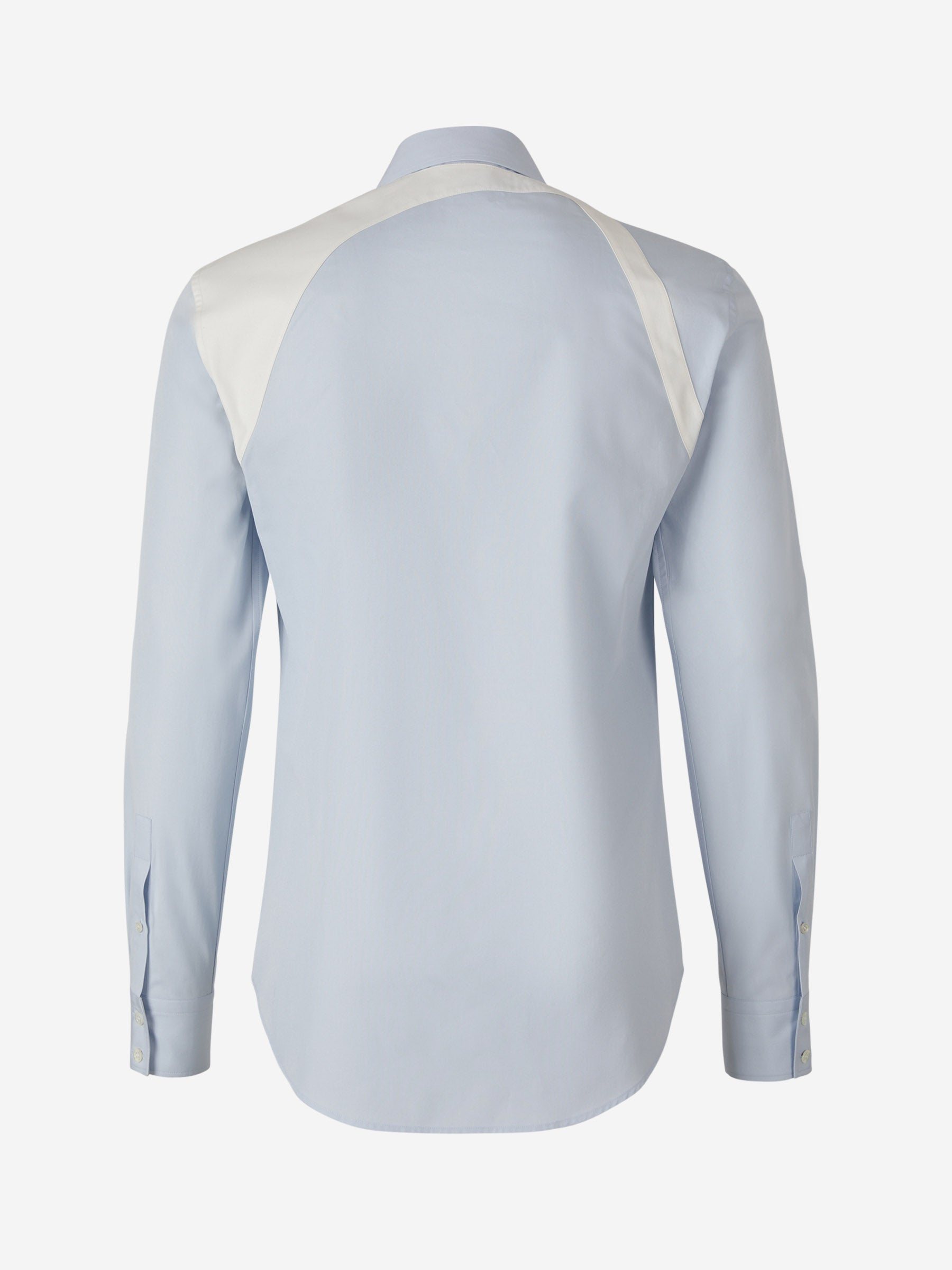 Alexander McQueen Camisa Arnés Contraste color Azul Cielo sku 531-005951 01 - Foto 2